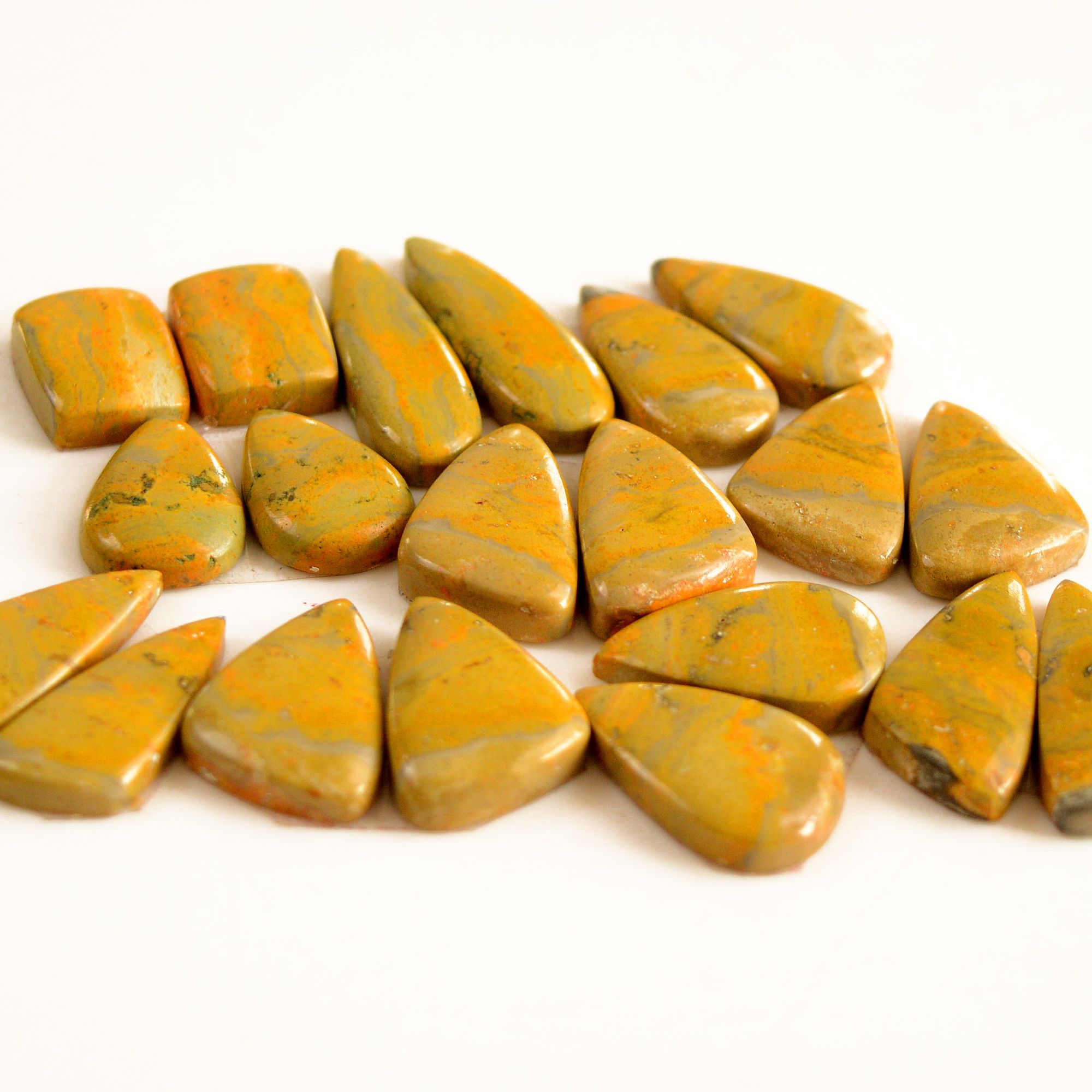10 Pair 220 Cts Natural Bumble Bee Jasper Pairs Lot Natural Gemstone Lot For Jewelry Making Gift For Mom 30x9-15x12mm 13459