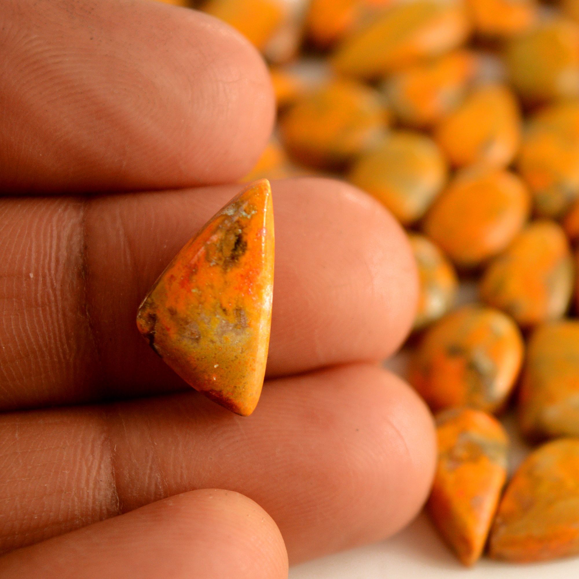 45 Pcs 221 Cts Natural Bumble Bee Jasper Gemstone Lot Natural Gemstone Lot For Jewelry Making Gift For Mom 21x10-10x6mm 13463