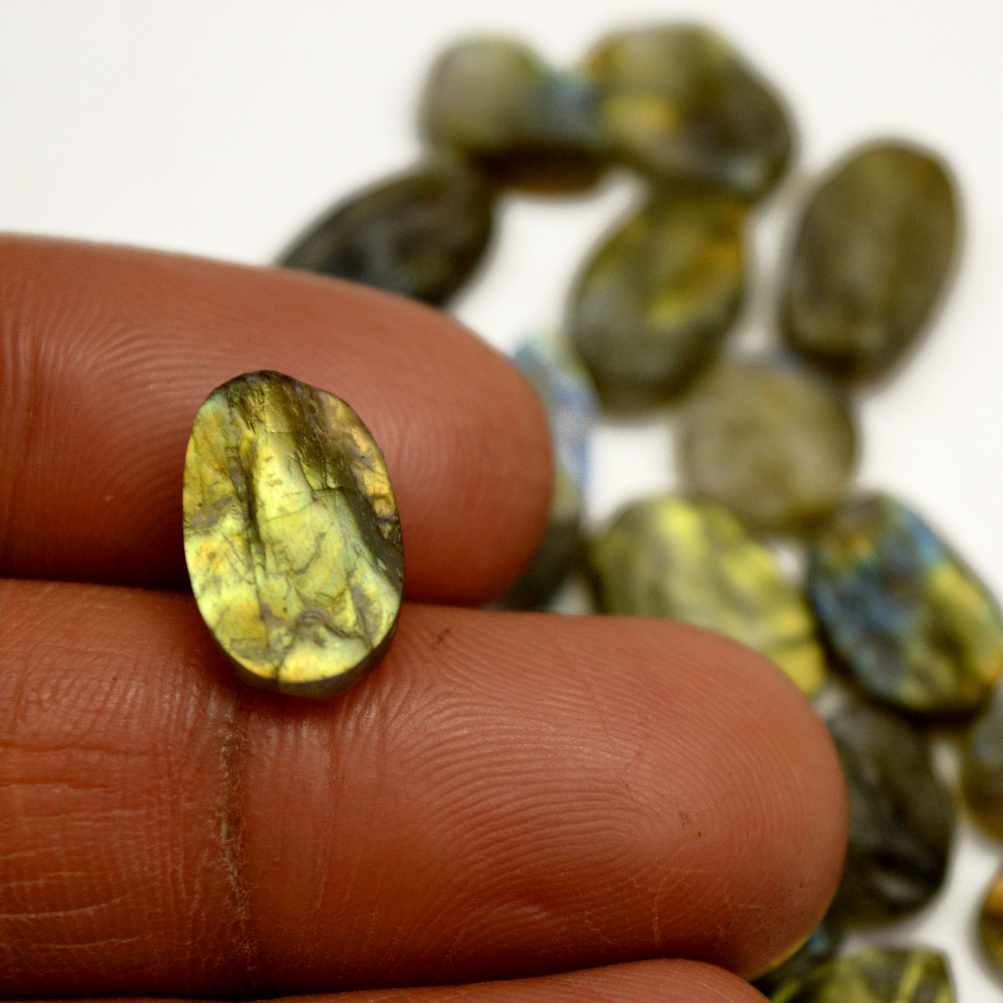 28 Pcs 129 Cts Natural Labradorite Druzy Rough Multi fire Mix Shape Gemstone Lot Size 8x8-17x7mm R-13491