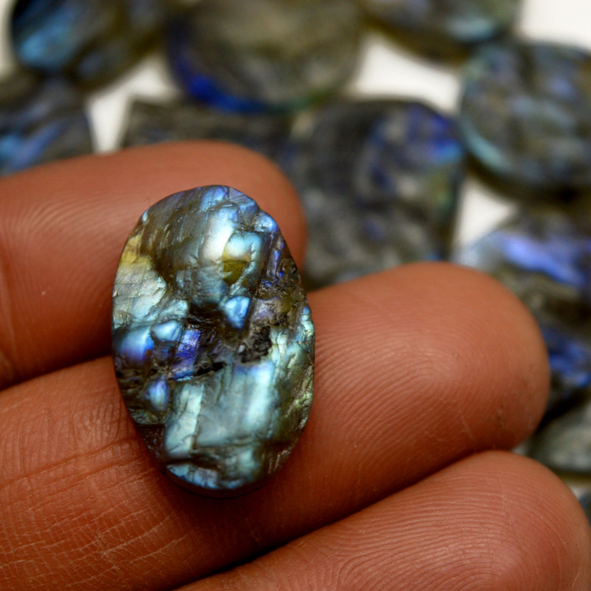 26 Pcs 433 Cts Natural Labradorite Druzy Rough Multi fire Mix Shape Gemstone Lot Size 13x13-28x14mm R-13494