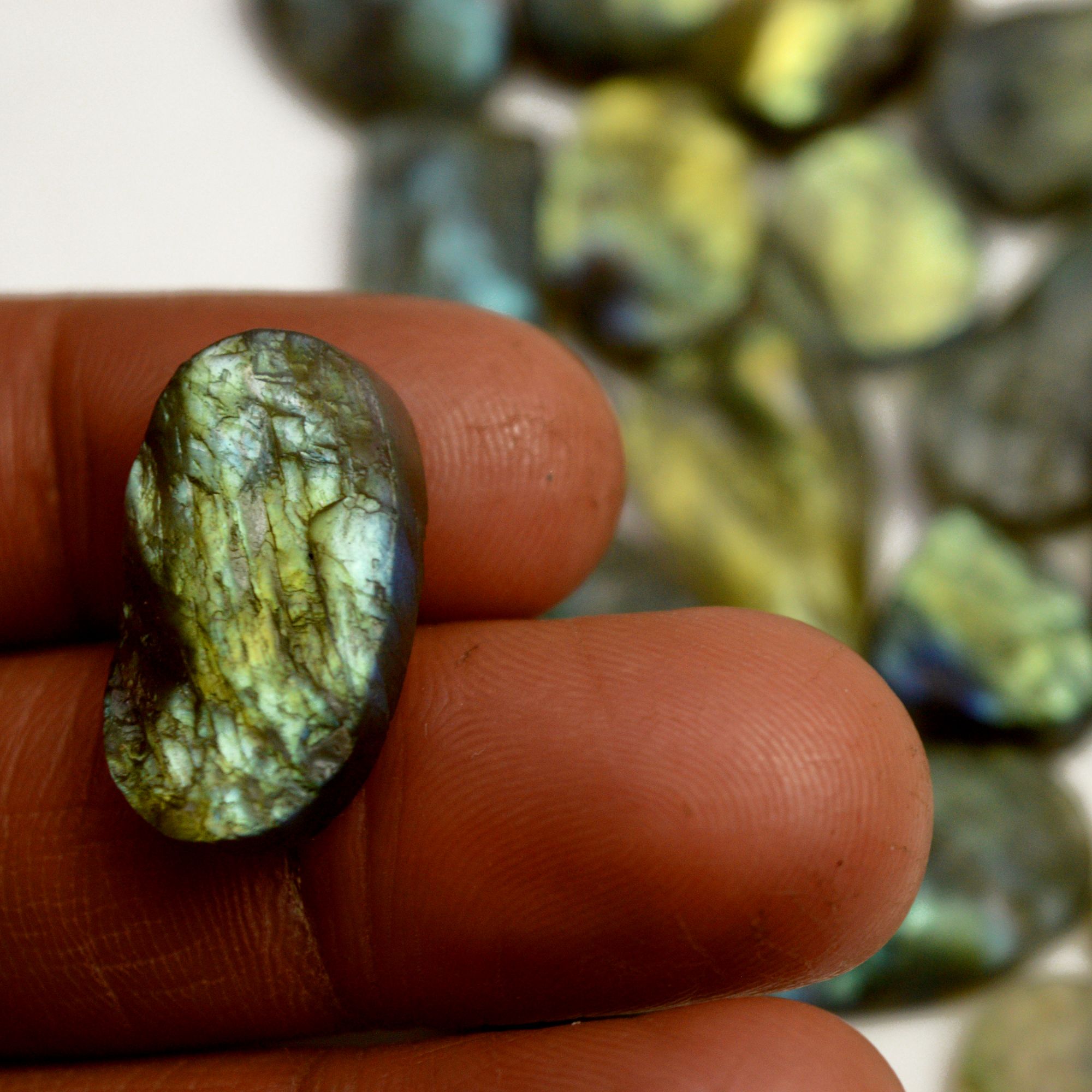 22 Pcs 230 Cts Natural Labradorite Druzy Rough Multi fire Mix Shape Gemstone Lot Size 11x11-24x13mm R-13501