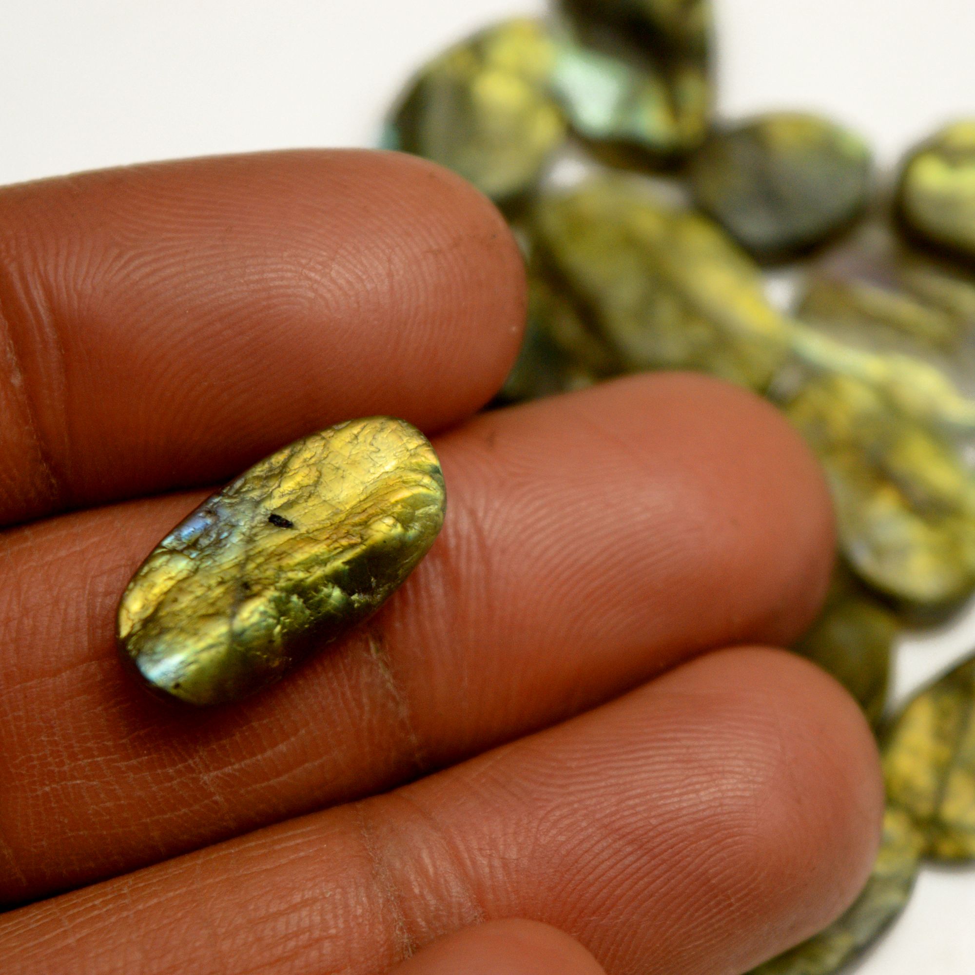 22 Pcs 165 Cts Natural Labradorite Druzy Rough Multi fire Mix Shape Gemstone Lot Size 10x10-23x10mm R-13502