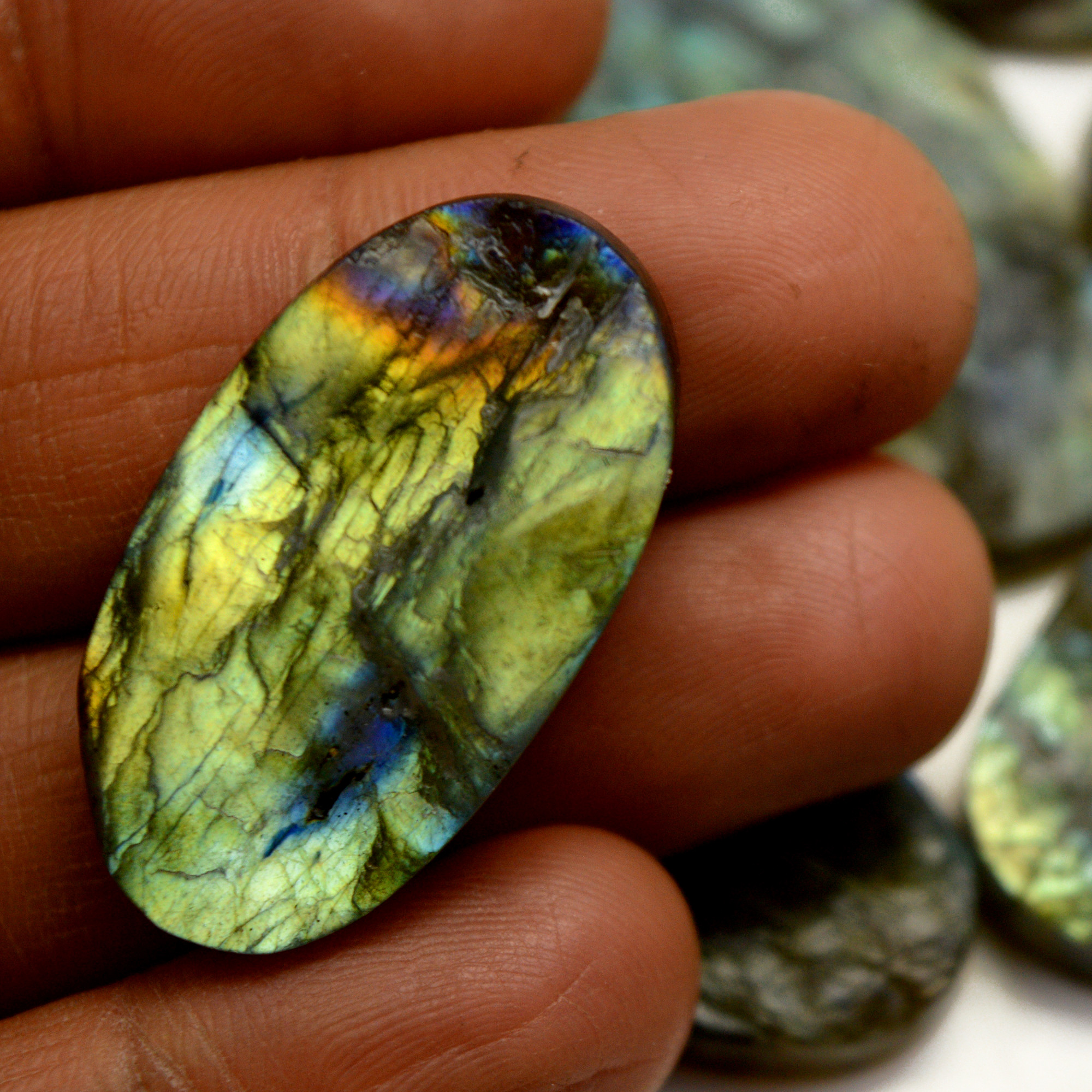 14 Pcs 365 Cts Natural Labradorite Druzy Rough Multi fire Mix Shape Gemstone Lot Size 20x17-34x18mm R-13524