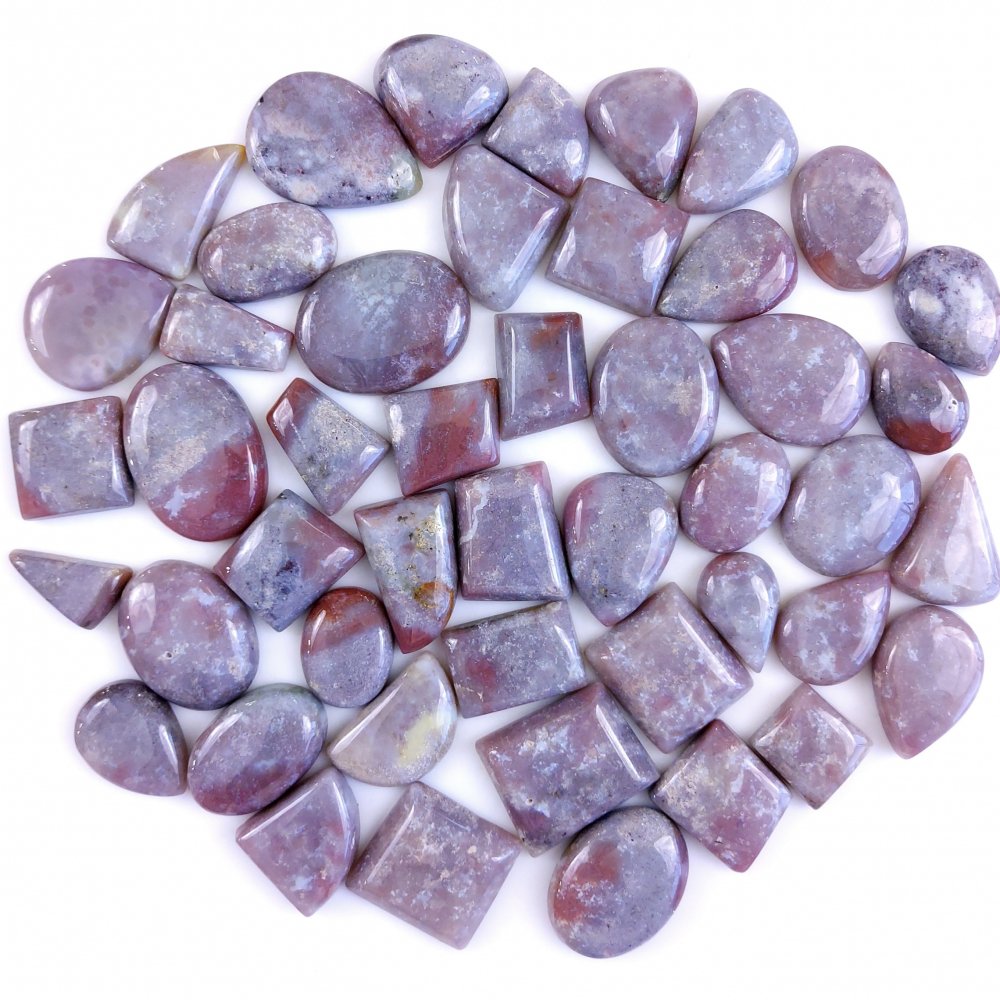 47Pcs 1381Cts Natural Bloodstone Jasper Loose Cabochon Gemstone Lot  for Jewelry Making 35x25 22x15mm#1354