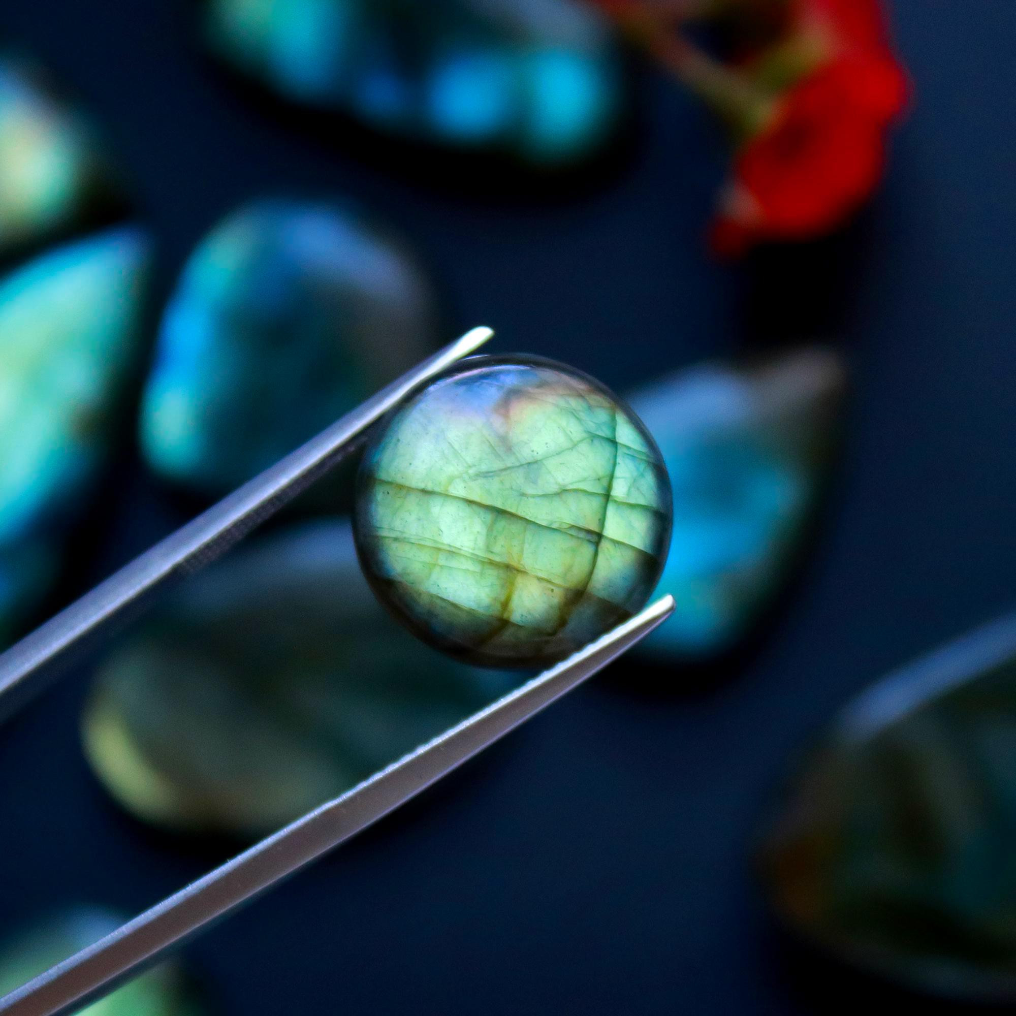 14 Pcs 402 Cts Natural Blue Labradorite Gemstone Cabochon Semi Precious Wholesale Lot Handmade Jewelry Making Supplies Pendant For Her 40x21 15x15mm13846