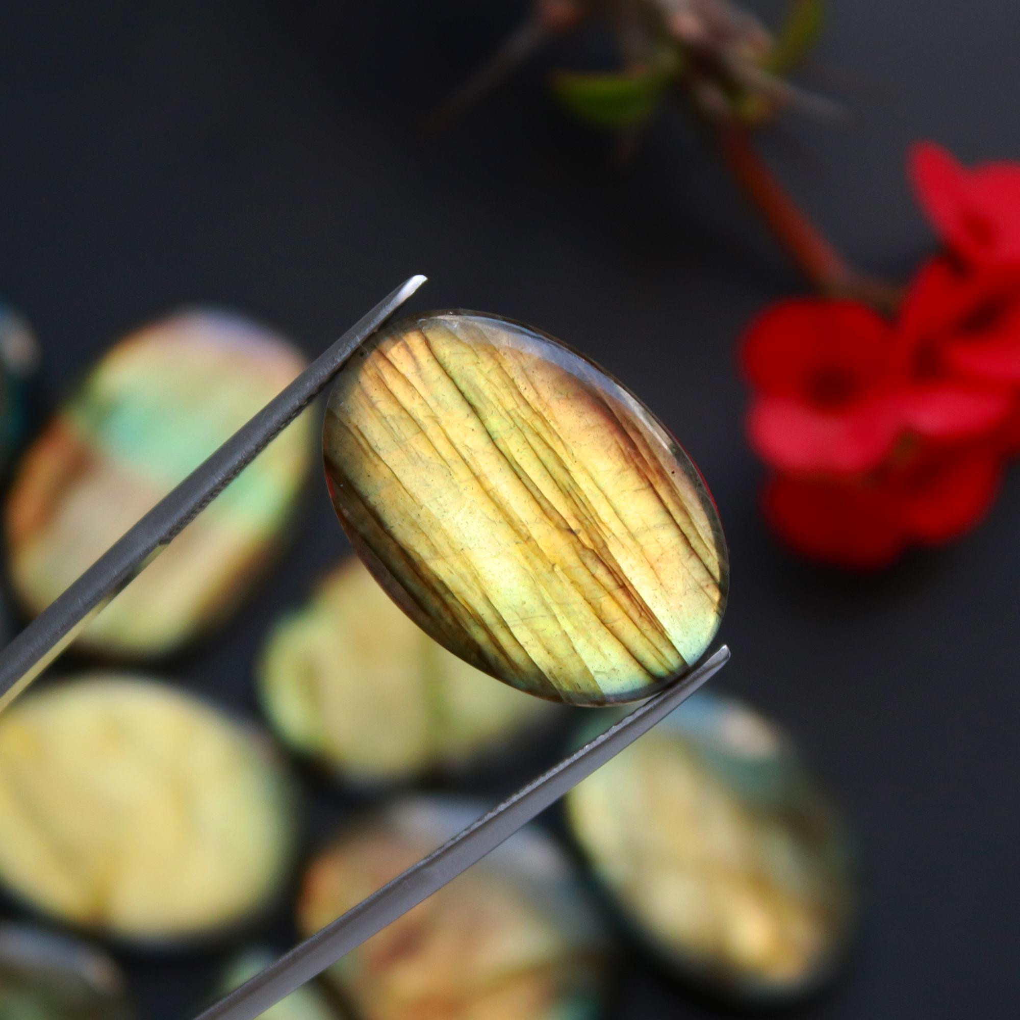 19 Pcs 280 Cts Natural Blue Labradorite Gemstone Cabochon Semi Precious Wholesale Lot Handmade Jewelry Making Supplies Pendant For Her 25x19 13x13 mm13872