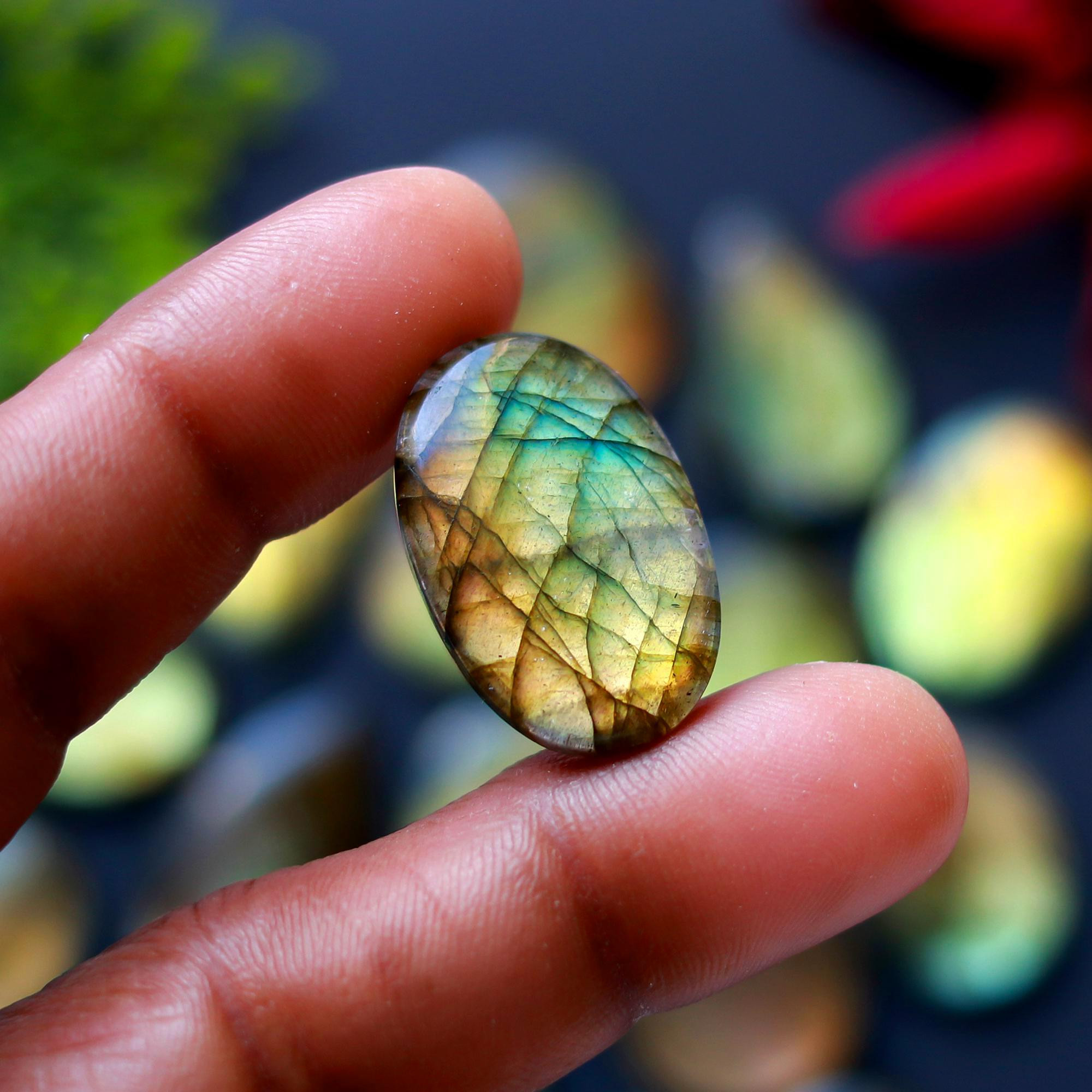 16 Pcs 246 Cts Natural Blue Labradorite Gemstone Cabochon Semi Precious Wholesale Lot Handmade Jewelry Making Supplies Pendant For Her 22x19 15x15 mm13885