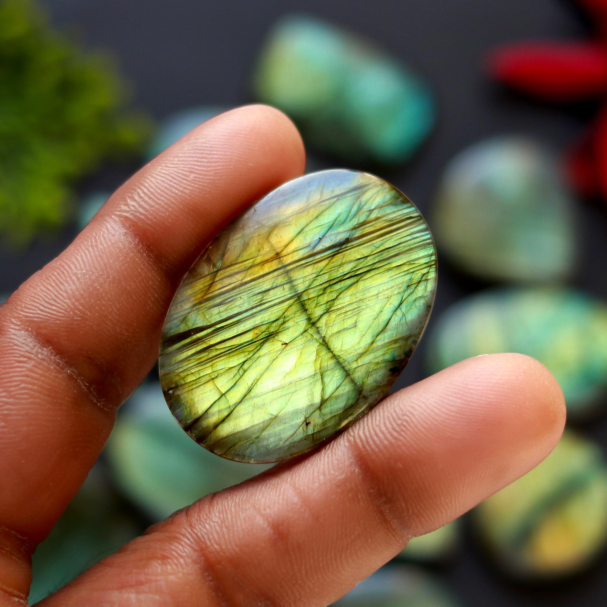 13 Pcs 336 Cts Natural Blue Labradorite Gemstone Cabochon Semi Precious Wholesale Lot Handmade Jewelry Making Supplies Pendant For Her 40x21 23x20mm13914