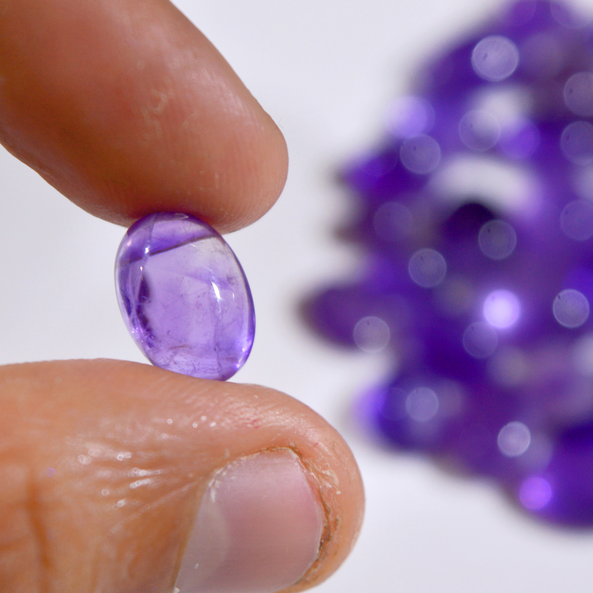 44Pcs 206 Cts Natural Purple Amethyst Cabochon Gemstone Lot Mixed Shapes For Pendants Handmade Jewelry Supplies 15x8 5x5mm R-14793