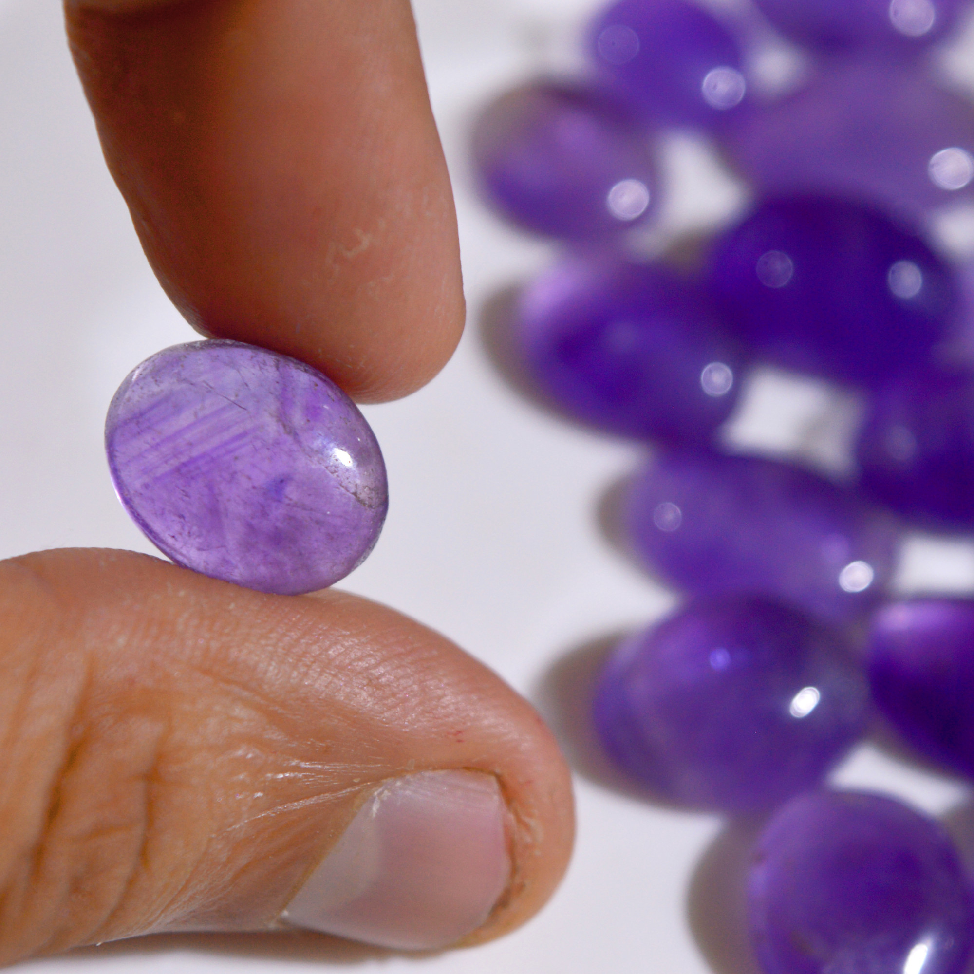 48Pcs 530 Cts Natural Purple Amethyst Cabochon Gemstone Lot Mixed Shapes For Pendants Handmade Jewelry Supplies 17x12 10x10mm14795