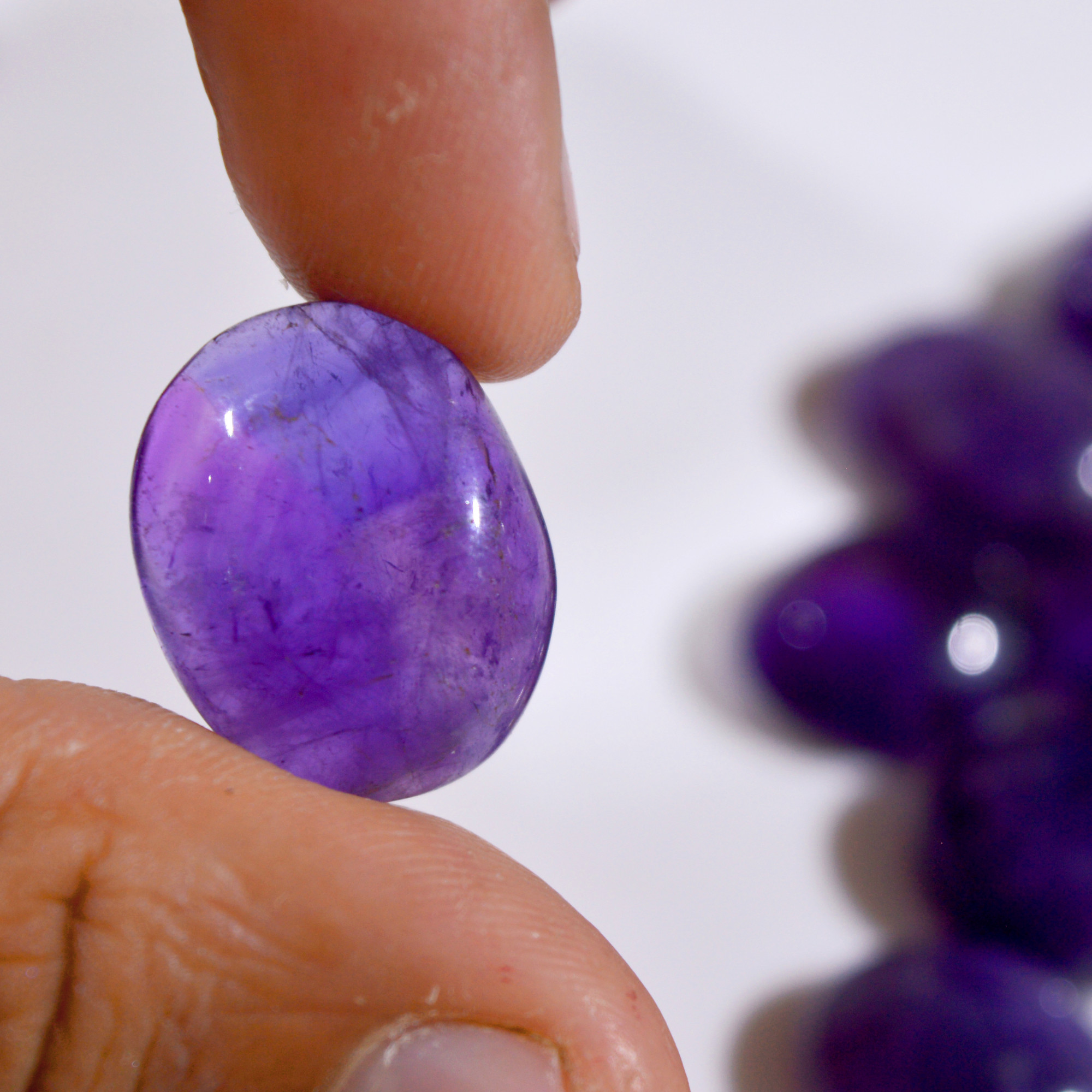 21Pcs 384 Cts Natural Purple Amethyst Cabochon Gemstone Lot Mixed Shapes For Pendants Handmade Jewelry Supplies 20x14 15x11mm14801
