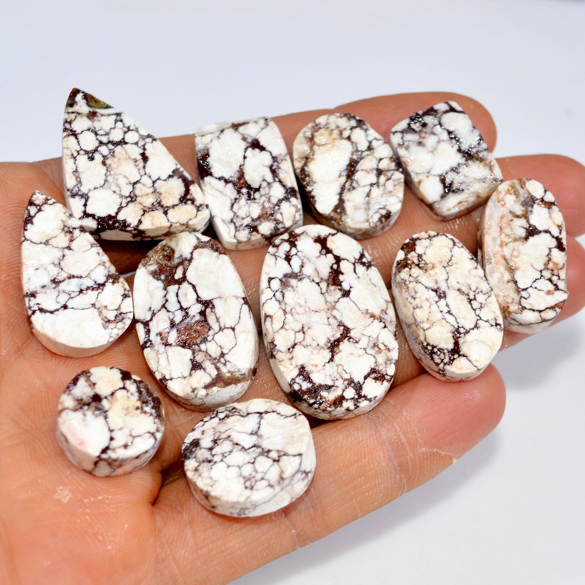 11 Pcs 252 Cts Natural Wild Horse Jasper Druzy Gemstone Lot Mixed Shapes For Pendants Handmade Jewelry Supplies 30x20 15x10mm 15446
