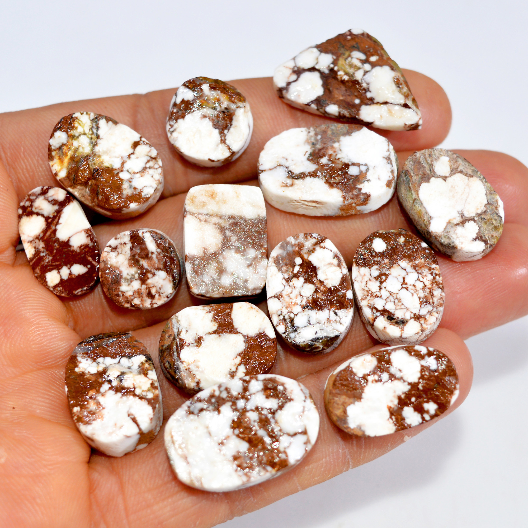 14 Pcs 184 Cts Natural Wild Horse Jasper Druzy Gemstone Mixed Shapes Craft Supply Stones For Silver Jewelry Making 23x14 10x10mm 15466