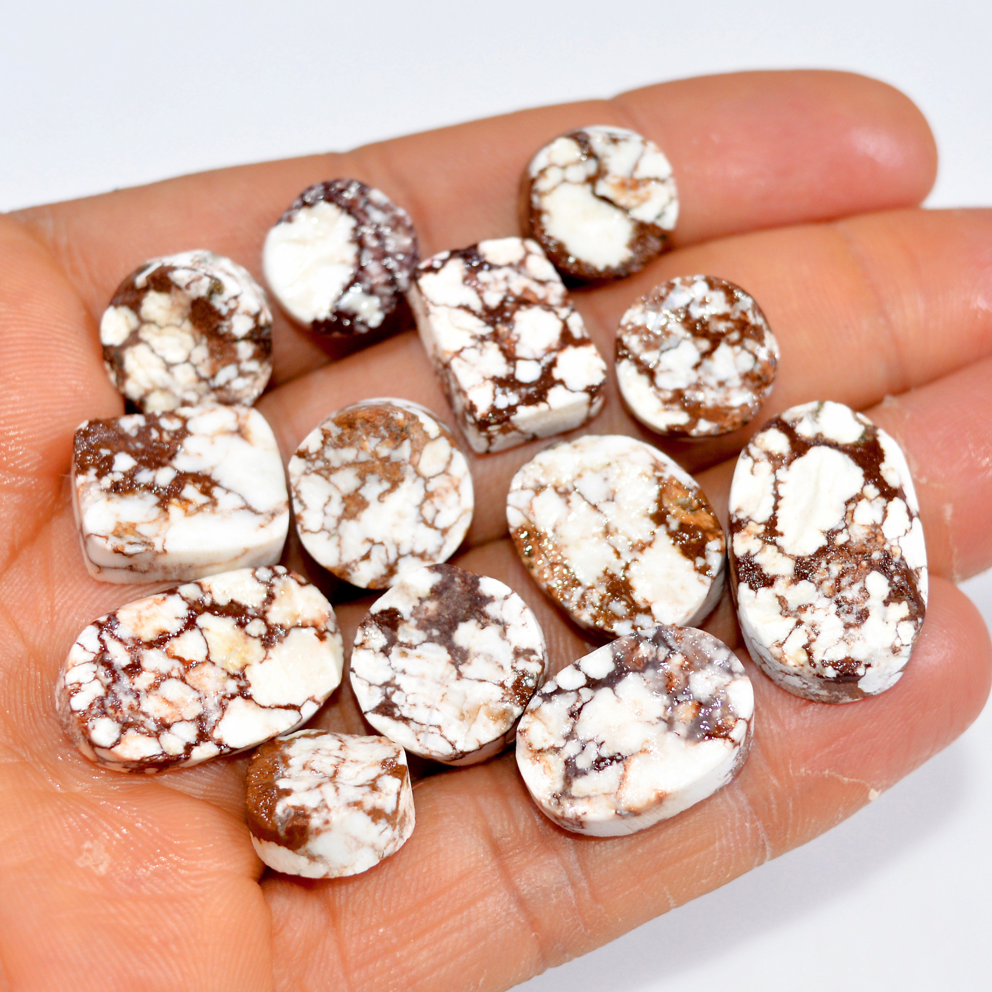 13 Pcs 161 Cts Natural Wild Horse Jasper Druzy Gemstone Mixed Shapes Craft Supply Stones For Silver Jewelry Making 21x13 10x10mm 15475