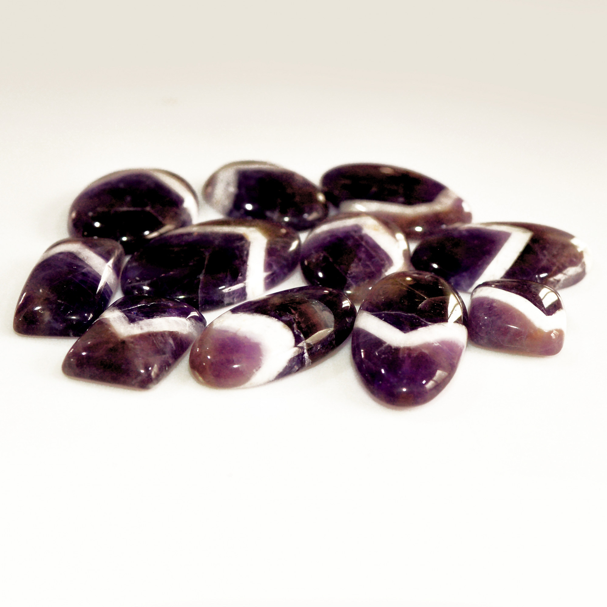 11Pcs 318Ct Natural Amethyst Cabochon Mixed Shapes Gemstone Lot For Pendants Handmade Craft Supplies For Jewelry Making 34x22 17x14mm 15740