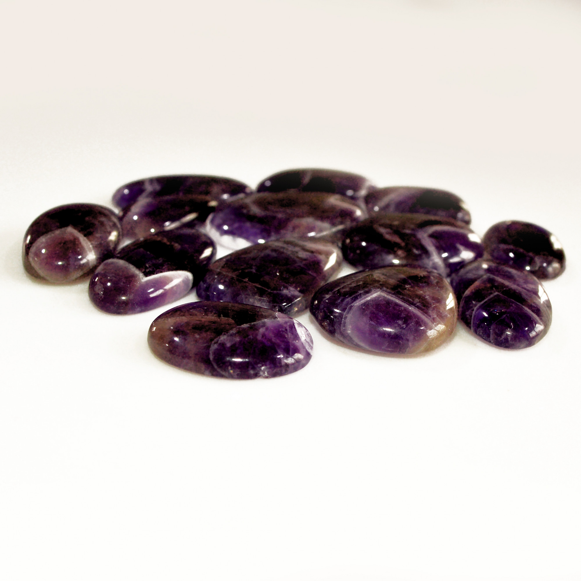 13Pcs 312Ct Natural Amethyst Cabochon Mixed Shapes Gemstone Lot For Pendants Handmade Craft Supplies For Jewelry Making 32x17 19x12mm 15744
