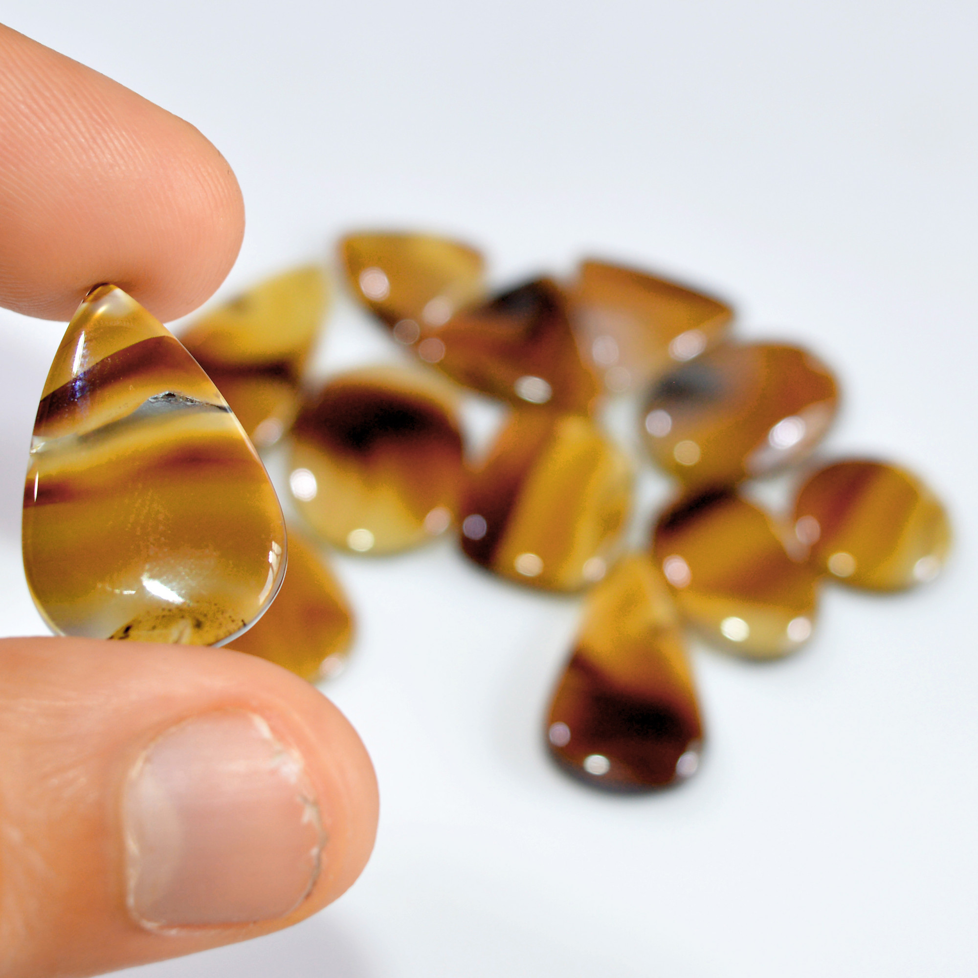 12 Pcs 132 Cts Natural Montana Agate Cabochon Loose Lot Gemstone Mix Shape and Size Loose Wholesale Gemstone Lot 26x15 14x14mm 16259