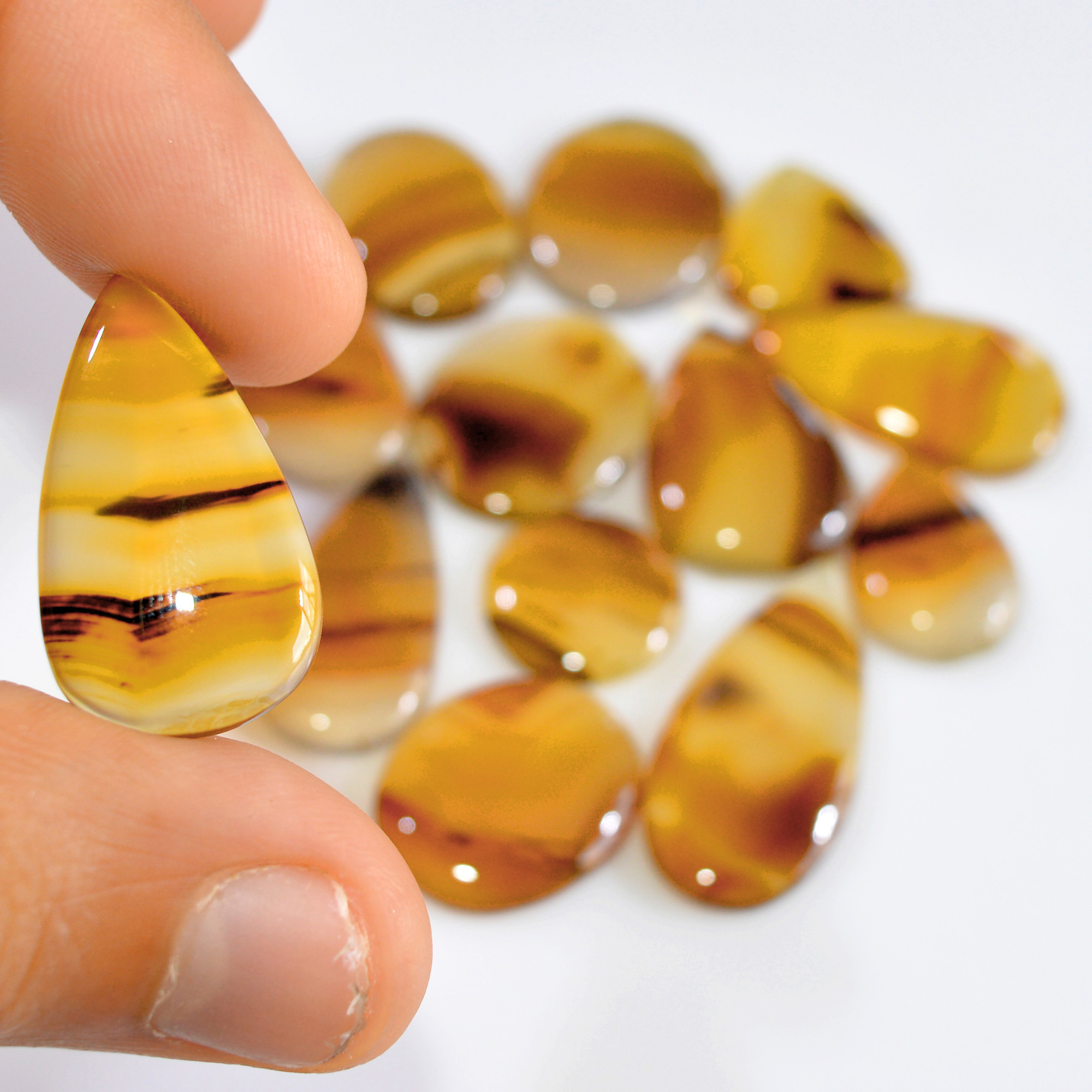 13 Pcs 157 Cts Natural Montana Agate Cabochon Loose Lot Gemstone Mix Shape and Size Loose Wholesale Gemstone Lot 31x14 14x14mm 16263