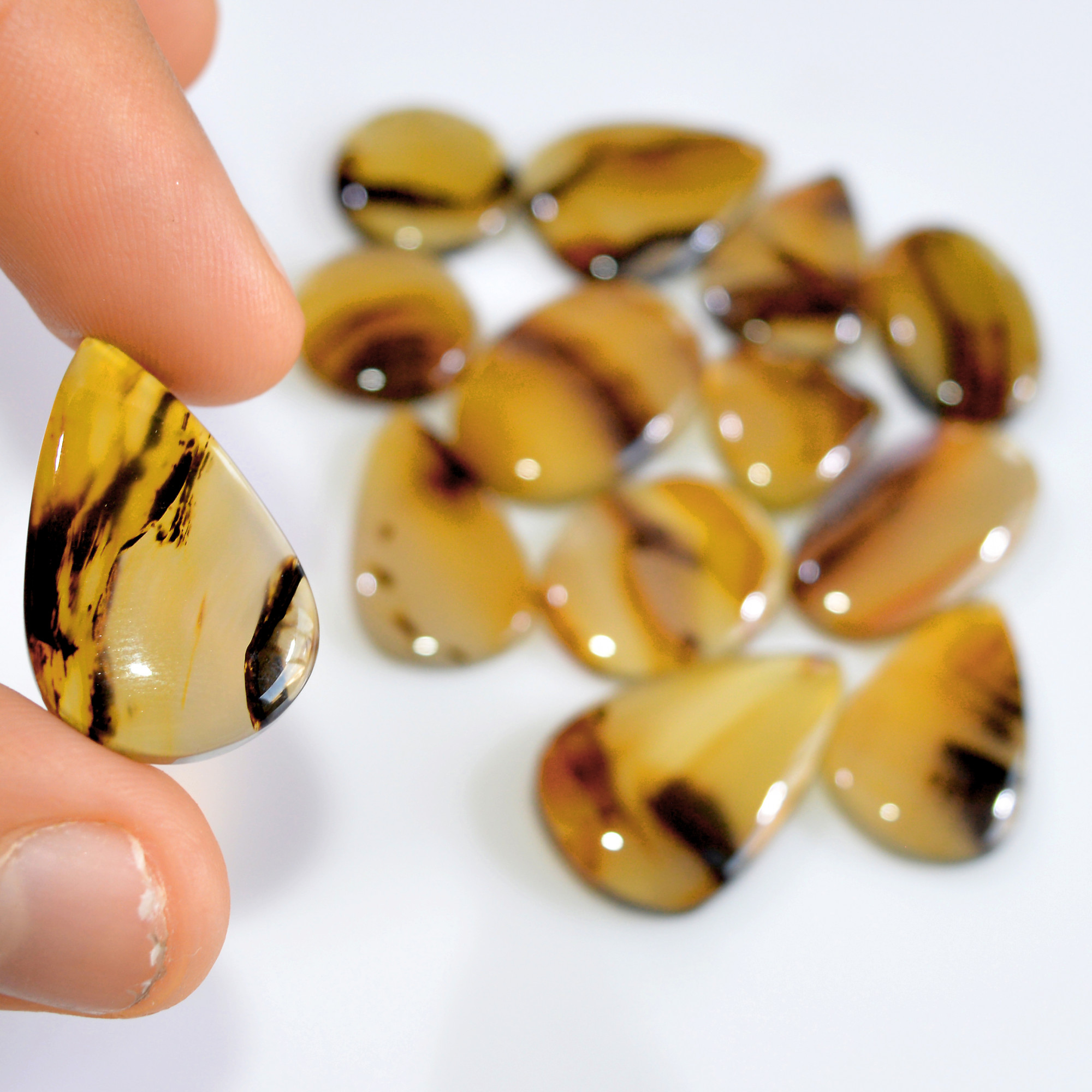 13 Pcs 172 Cts Natural Montana Agate Cabochon Loose Lot Gemstone Mix Shape and Size Loose Wholesale Gemstone Lot 26x15 14x14mm 16281