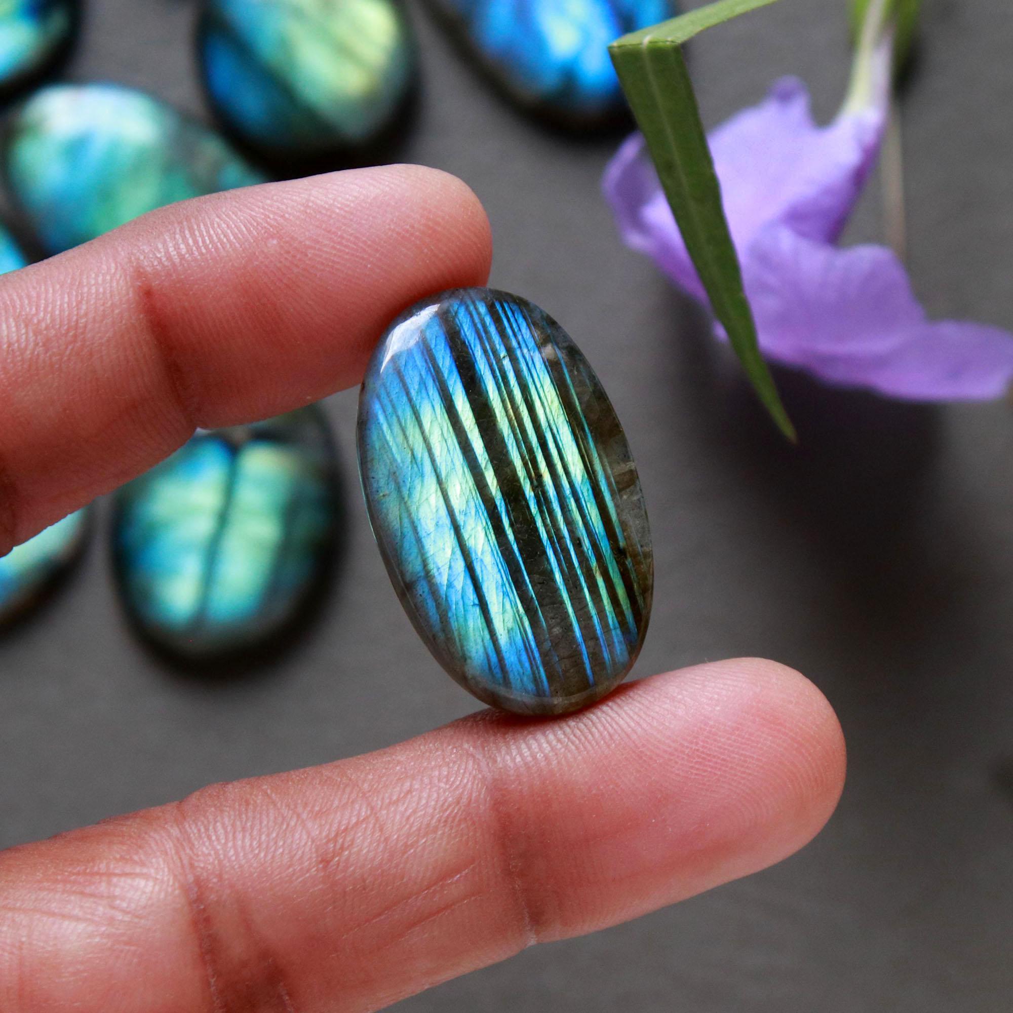 11Pcs 230Ct Natural Labradorite Cabochon Loose Gemstone Lot Mixed Shapes Sizes Healing Crystal For Jewelry Making 28x16 16x16mm 16518