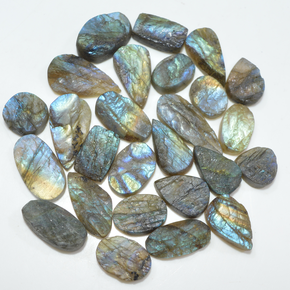 26 Pcs 189 Cts Natural Labradorite Druzy Loose Gemstone Lot Jewelry Making Semi-Precious Gemstone 21x9 10x9mm 16997