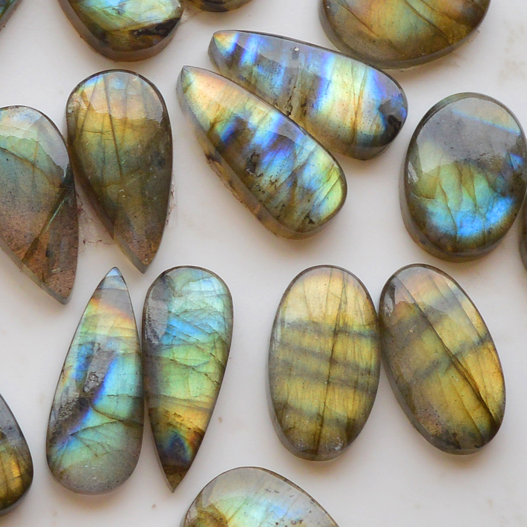11 Pair 184Cts  Natural Labradorite Pair Gemstone Lot for jewellery making  22x15 17x13mm 19857