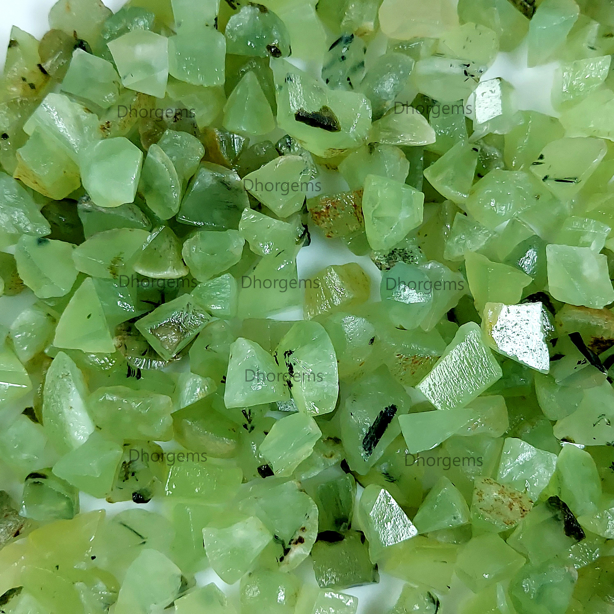 Natural Prehnite Rough Gemstone Raw Green Prehnite Crystal Healing Stone Collectors Specimen Mineral for Jewelry Making Gemstone Gift