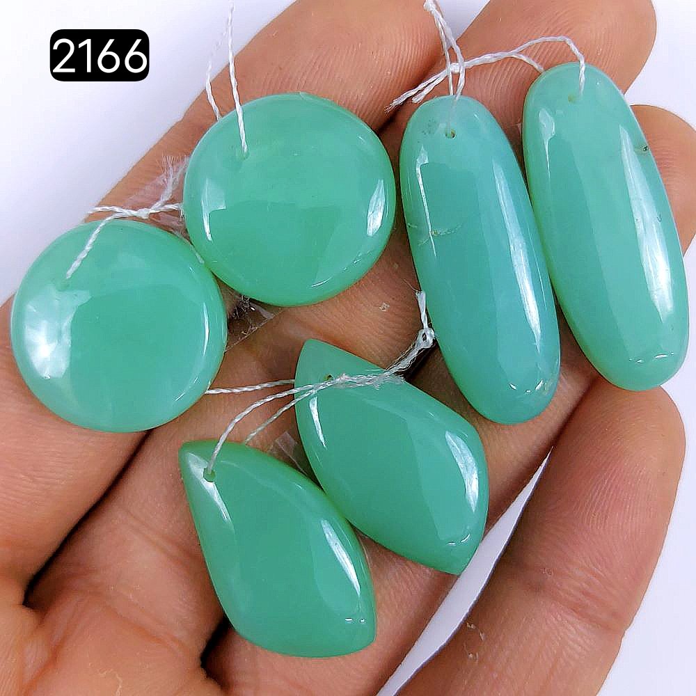 3 Pair 113Cts Natural Chrysoprase cabochon Pairs Gemstone, Drilled Green Chrysoprase Loose gemstone Dangle earring pairs, semi-precious Jewelry Gemstone 31x11 18x18mm#G-2166