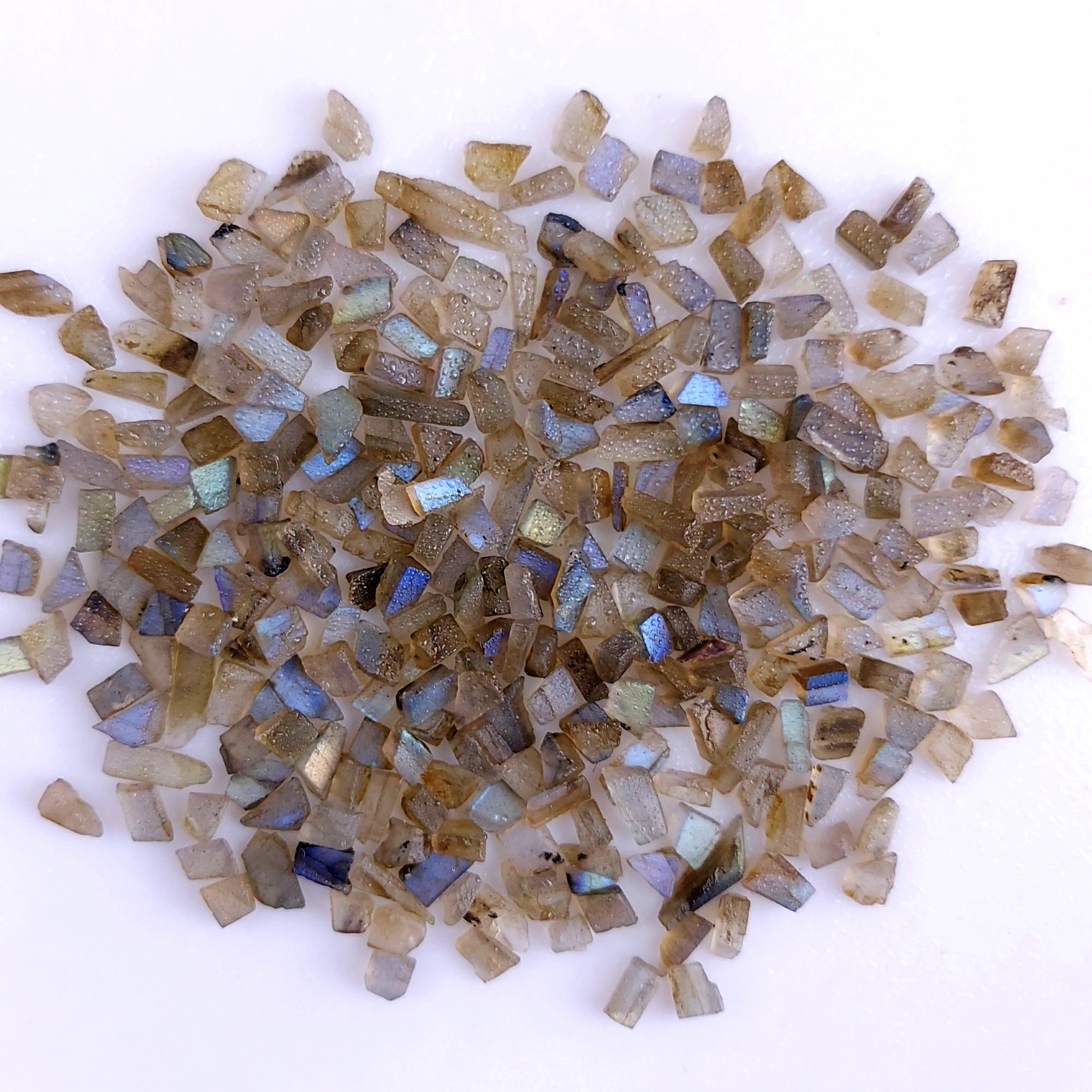 140Cts Natural Labradorite Raw Rough Uncut Gemstone Slice Lot Wholesale Unpolish Jewelry Making 4-6mm2487