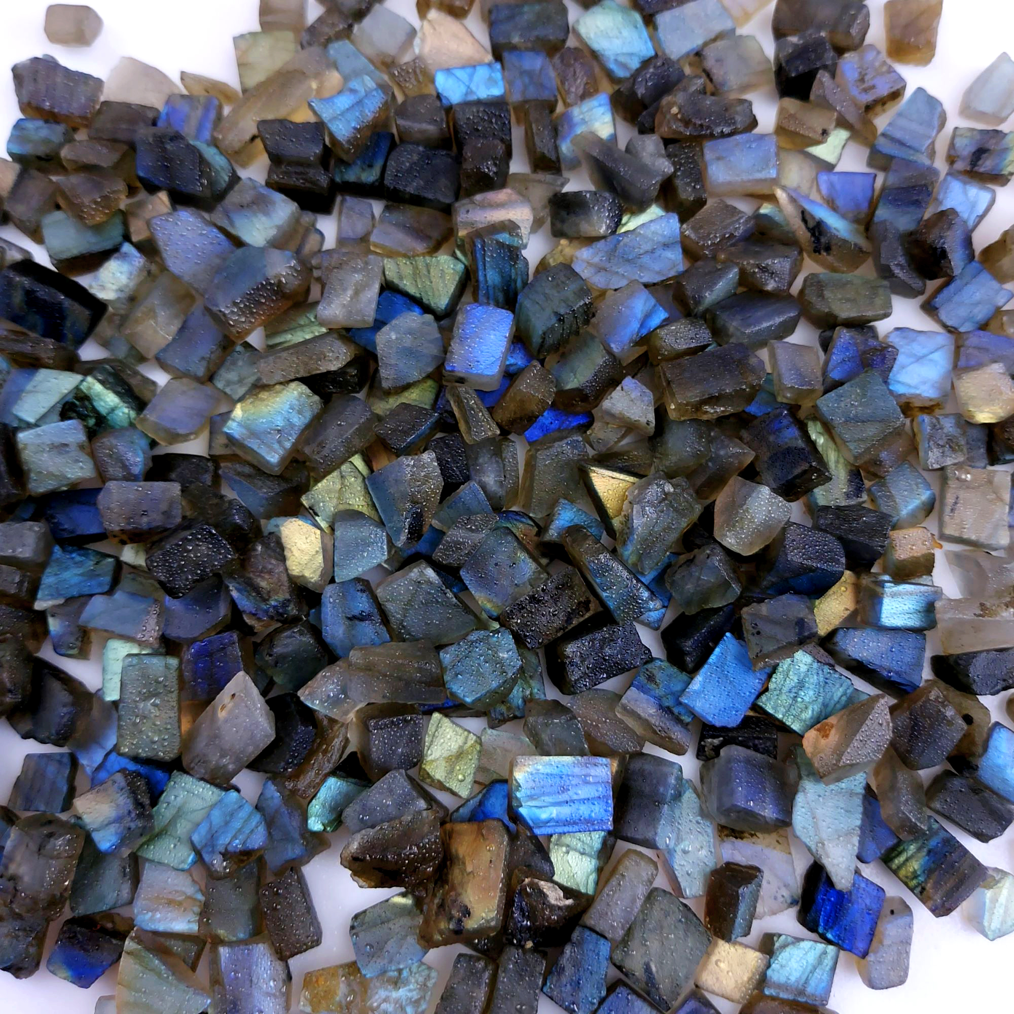1200Cts Natural Labradorite Raw Rough Uncut Gemstone Slice Lot Wholesale Unpolish Jewelry Making 8-12mm2511