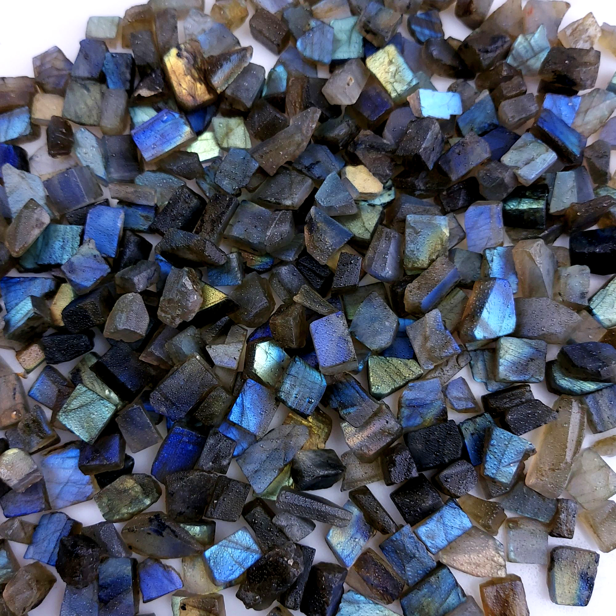 1200Cts Natural Labradorite Raw Rough Uncut Gemstone Slice Lot Wholesale Unpolish Jewelry Making 8-12mm2511