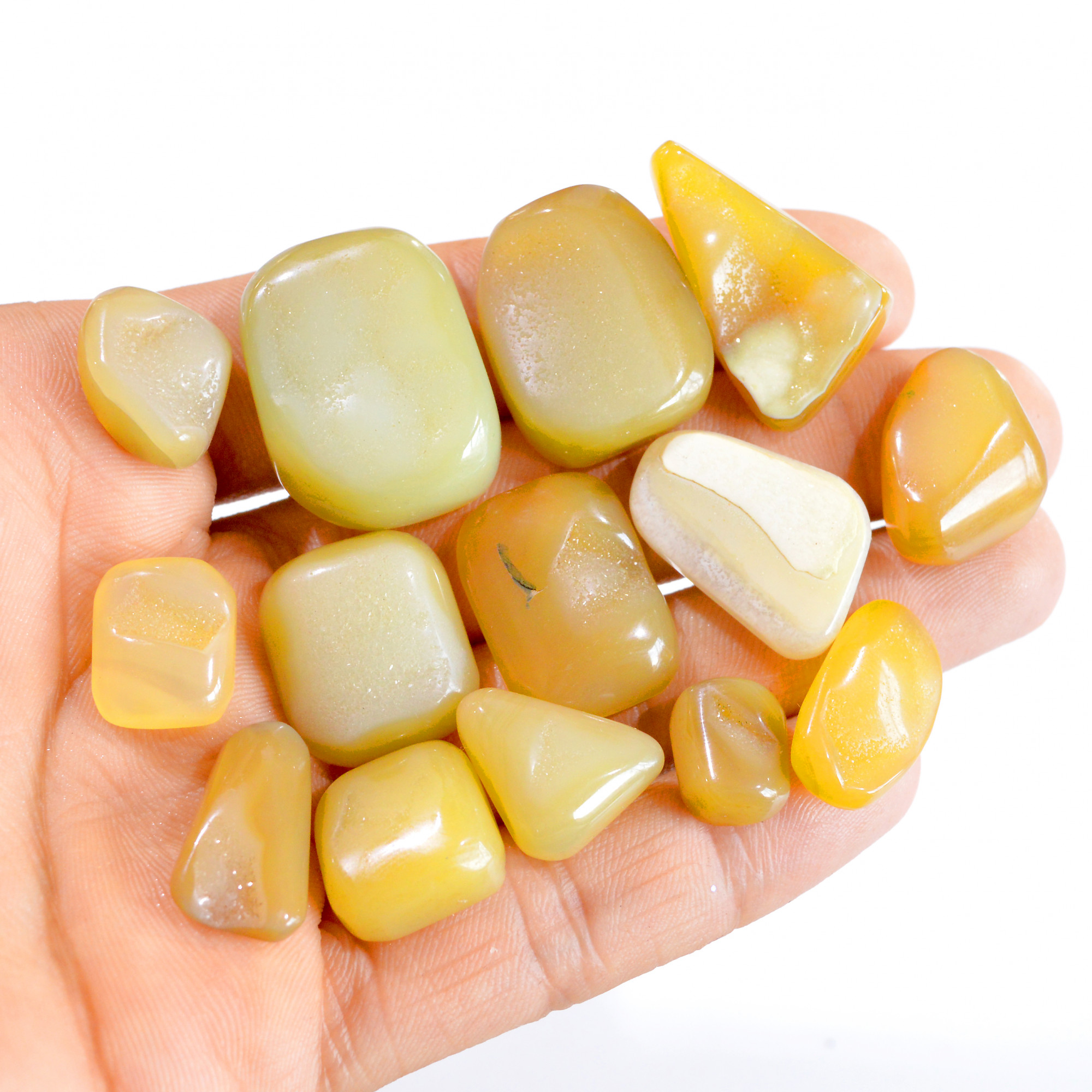 14 Pcs 296 Cts Natural Agate Druzy Mix Shape Loose Gemstone Lot 13x10-28x21mm 2662