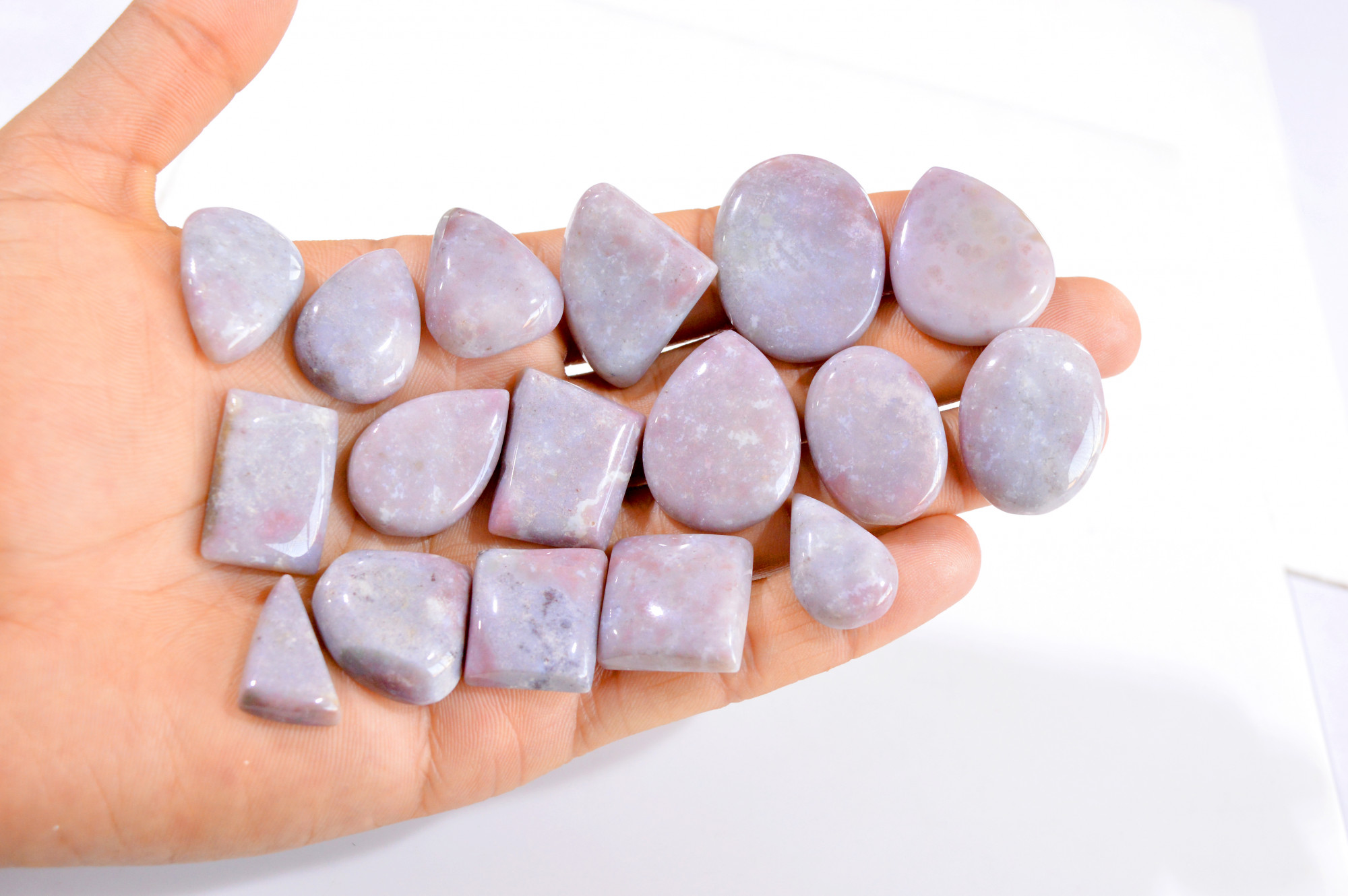 17 Pcs 505 Cts Natural Bloodstone Cabochon Loose Gemstone Lot 21x13-32x26mm 2826