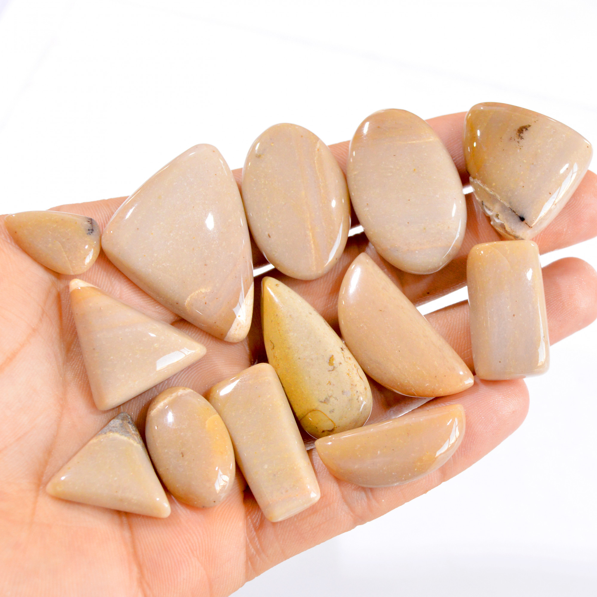 13 Pcs 426 Cts Natural Fancy Agate Cabochon Loose Gemstone Lot 19x12-41x30mm 2850