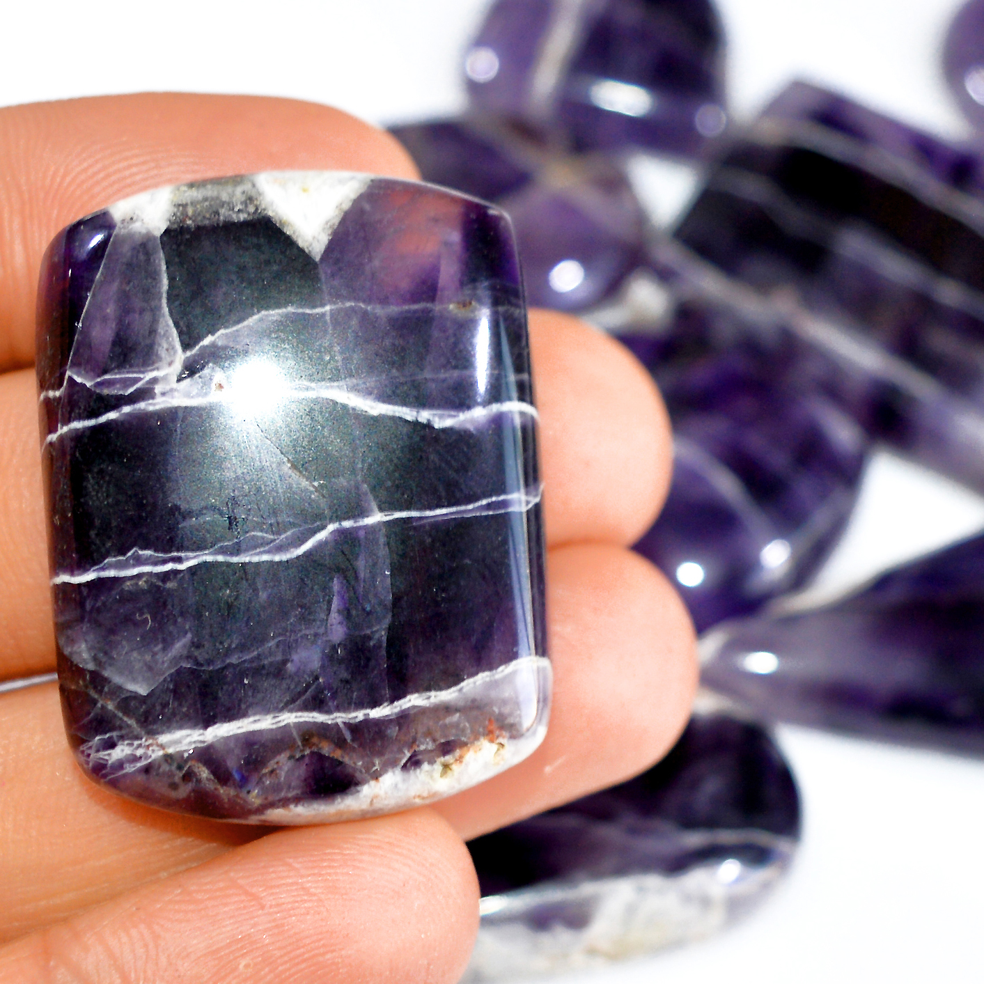 11 Pcs 795 Cts Natural Amethyst Loose Cabochon Gemstone Lot Mixed Shapes For Pendants Handmade Jewelry Supplies 45x30 20x22mm 3061