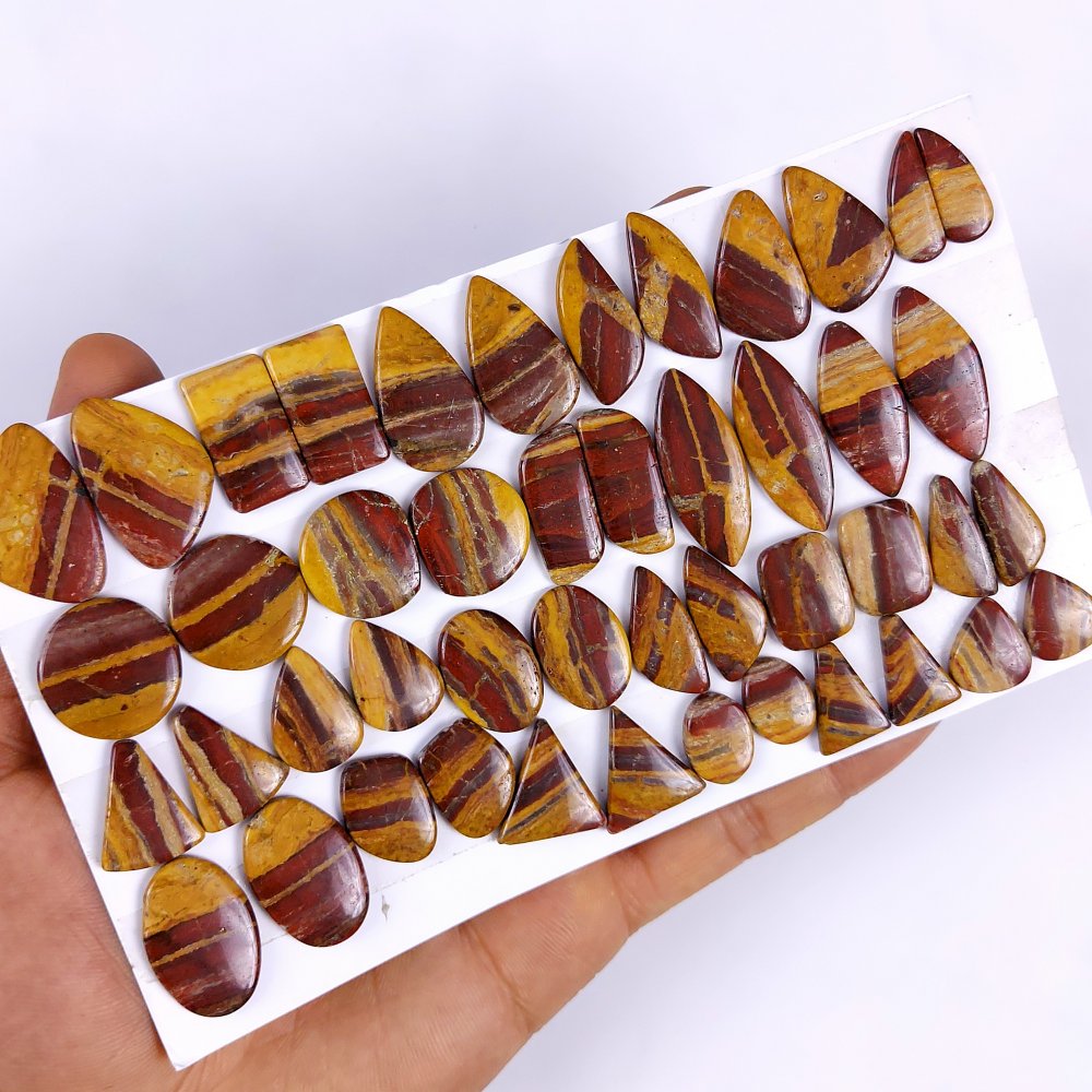 23Pair 320Cts Natural Iron Tiger Eye Gemstone Smooth Cabochon Pair Loose Gemstone For Jewelry Making Lot 32x13 15x10mm#G-354