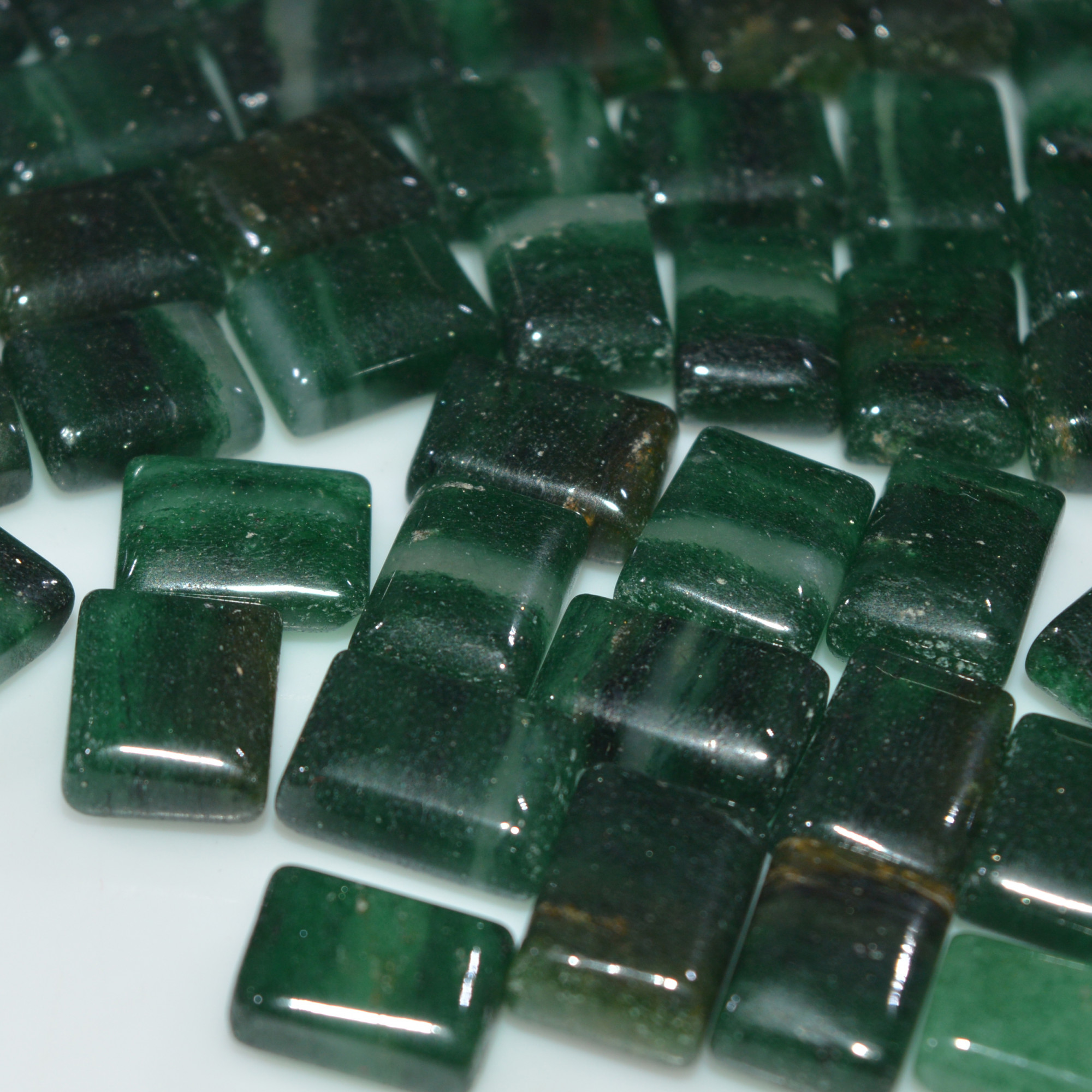 66 Pcs 433Cts Natural Green Jade Cabochon Loose Gemstone Handmade Jewelry Making Healing Crystals Lot 10x9 9x6mm 3599