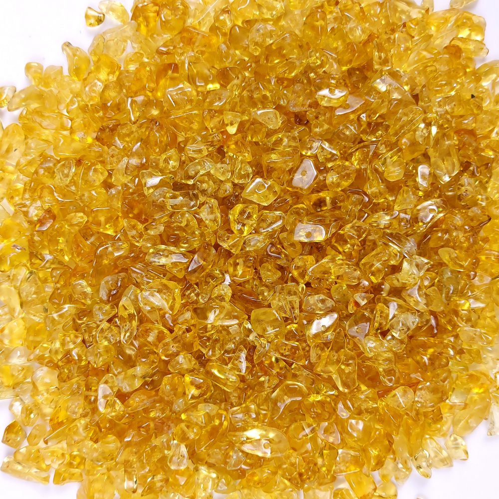 1155Pcs 912Cts  Natural Yellow Citrine Gemstone Chips Uncut Beads for Jewelry Making Center Drill Loose Gemstones Nuggets Chips Smooth Beads Bracelet Gift for Her 9x5 6x3mm#G-405