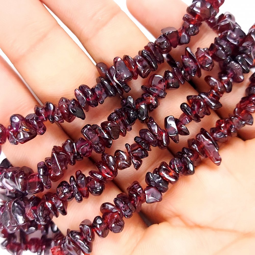 1Strand 409Cts  Natural Red Garne Uncut Gemstone Beads Garnet Beads Ready To Wear Gemstone Beads Antique Jewelry Beads 36inch Long Strand 45054mm#G-421