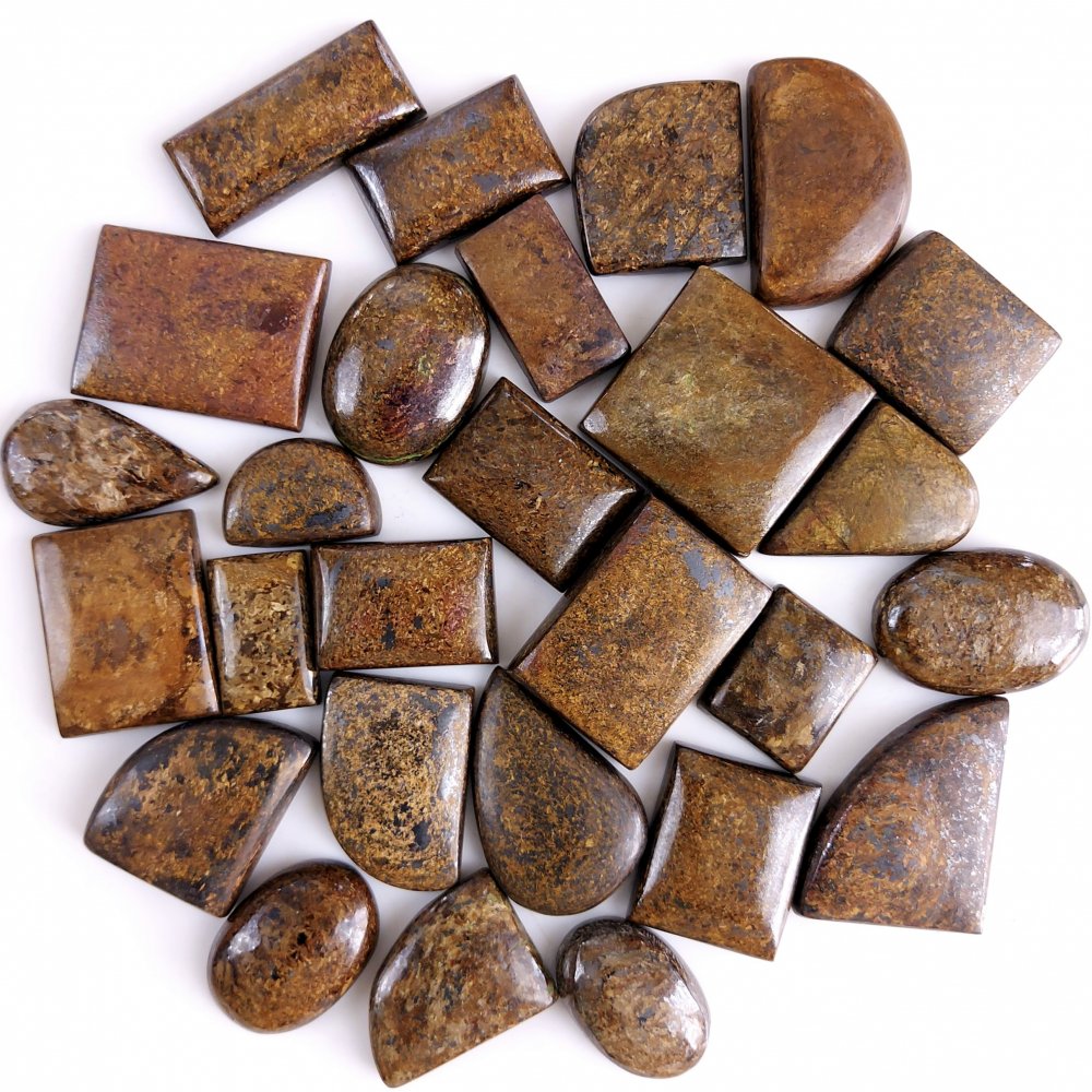 27Pcs 1056Cts Natural Green Malachite Loose Cabochon Gemstone Lot Free Size Stone Back Side Unpolished 30x10 12x10mm#513