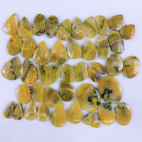 22 Pair Lot 429Cts Natural Bumble Bee Jasper Yellow Sterling Pendant Handmade Jewelry Pendant Natural Gemstone Pendant Gift For Mom 30x20 15x9mm#5682