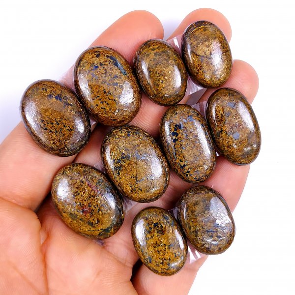 5 Pair 252Cts Natural Brown Bronzite Eye Gemstone Earring Pair Lot Cabochons, Crystal hook Earrings, Gemstone Earrings Jewelry Dandle Earring Pair lots 26x18 22x15mm #5713