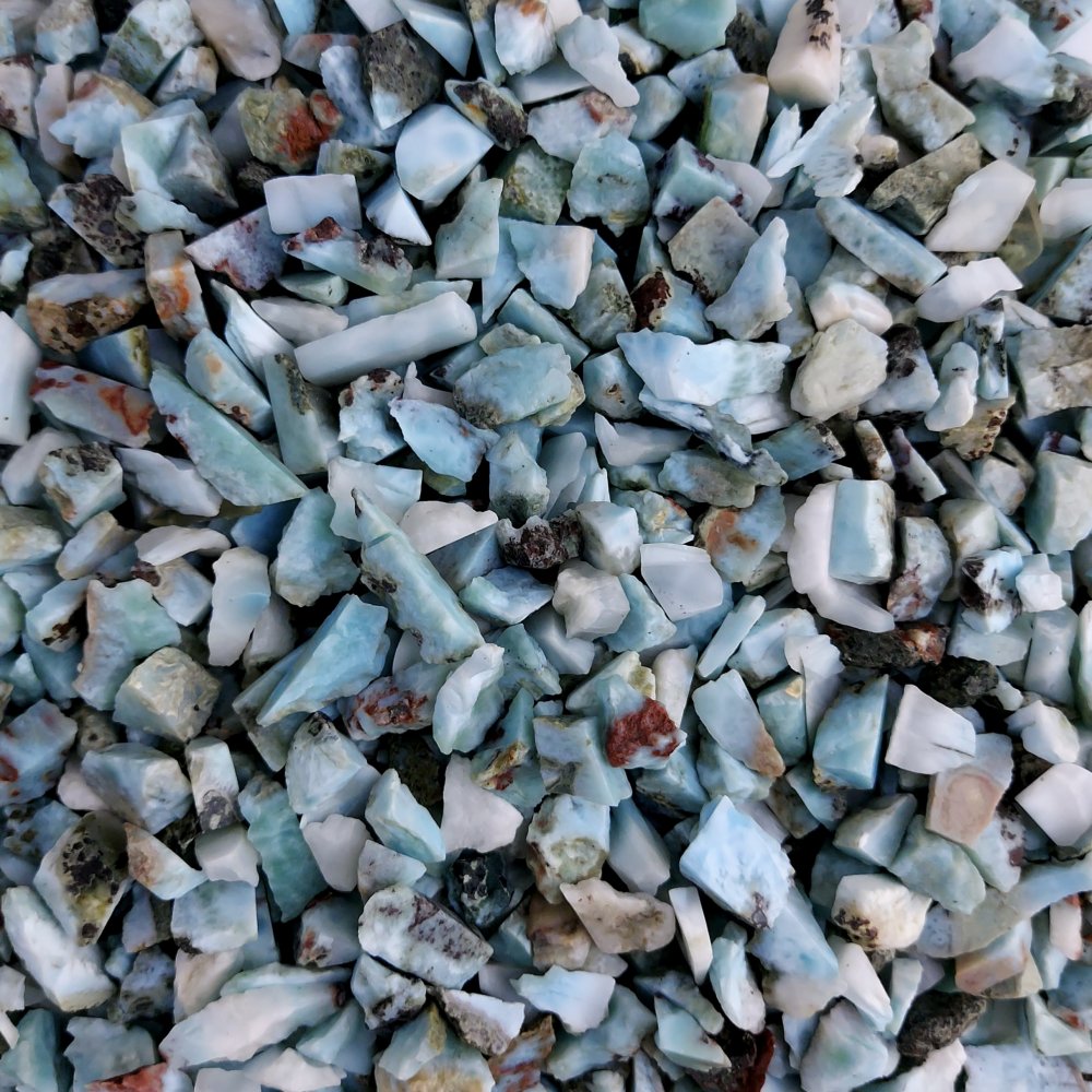 2517Cts  Natural Blue Raw Larimar Rough Unpolished and Undrill Cabochon Gemstone Lot For Jewelry Making 15X6 10X7 mm#656