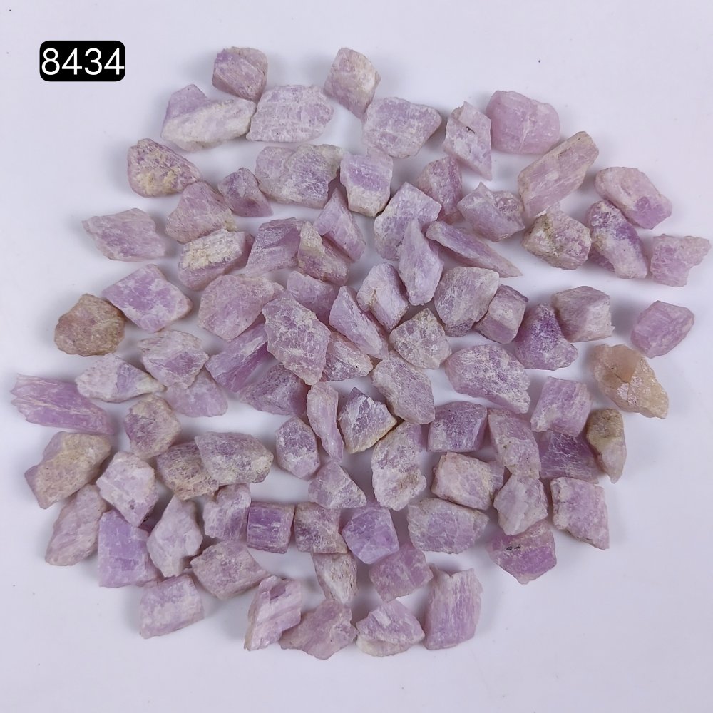 85Pcs 529Cts Natural Pink Kunzite Cabochon Lot Unpolished Loose Gemstone for Jewelry Making 17x12 15x12mm#8434