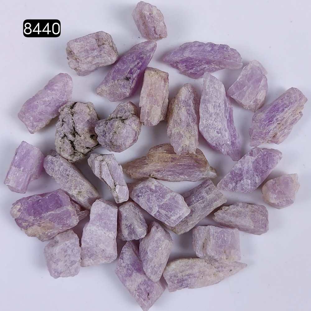 29Pcs 510Cts Natural Pink Kunzite Cabochon Lot Unpolished Loose Gemstone for Jewelry Making 19x6 15x9 mm#8440