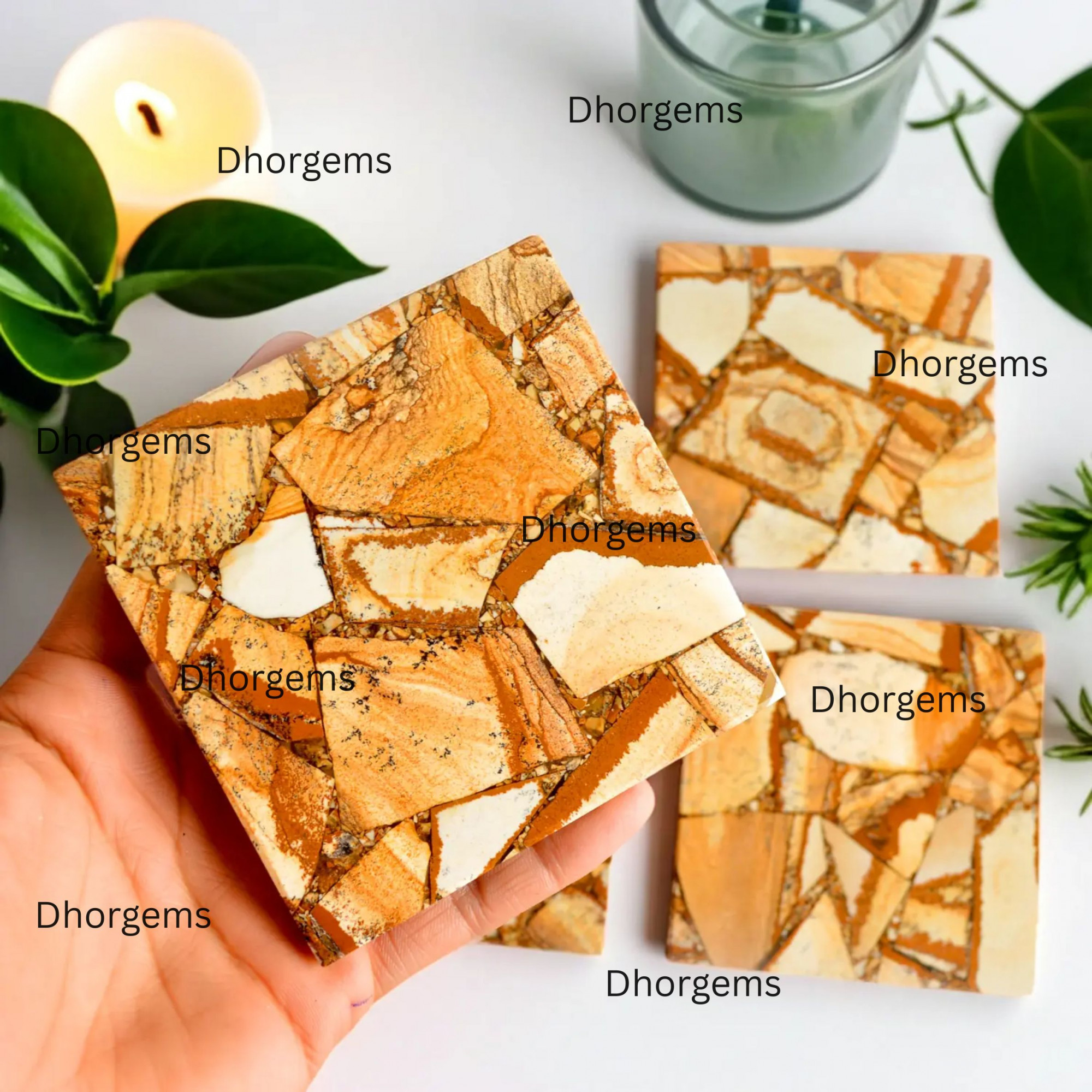 4Picture Jasper Square Coasters