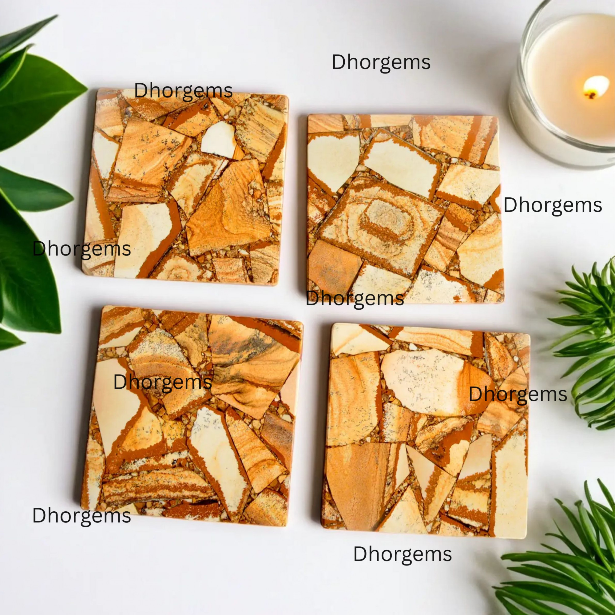 4Picture Jasper Square Coasters