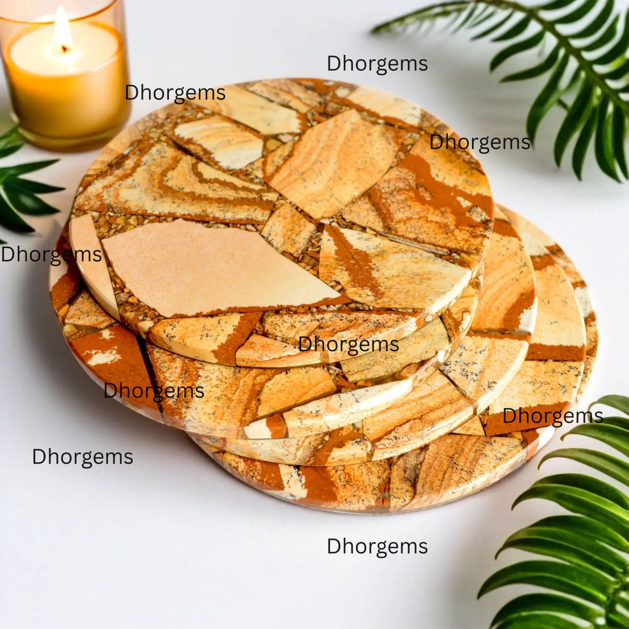 4Picture Jasper Round Coasters