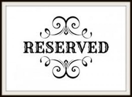Reserved  (express shipping )