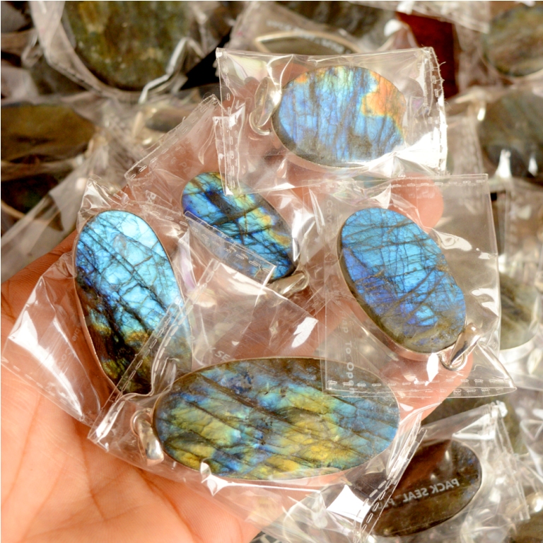 Labradorite druzy Pendant